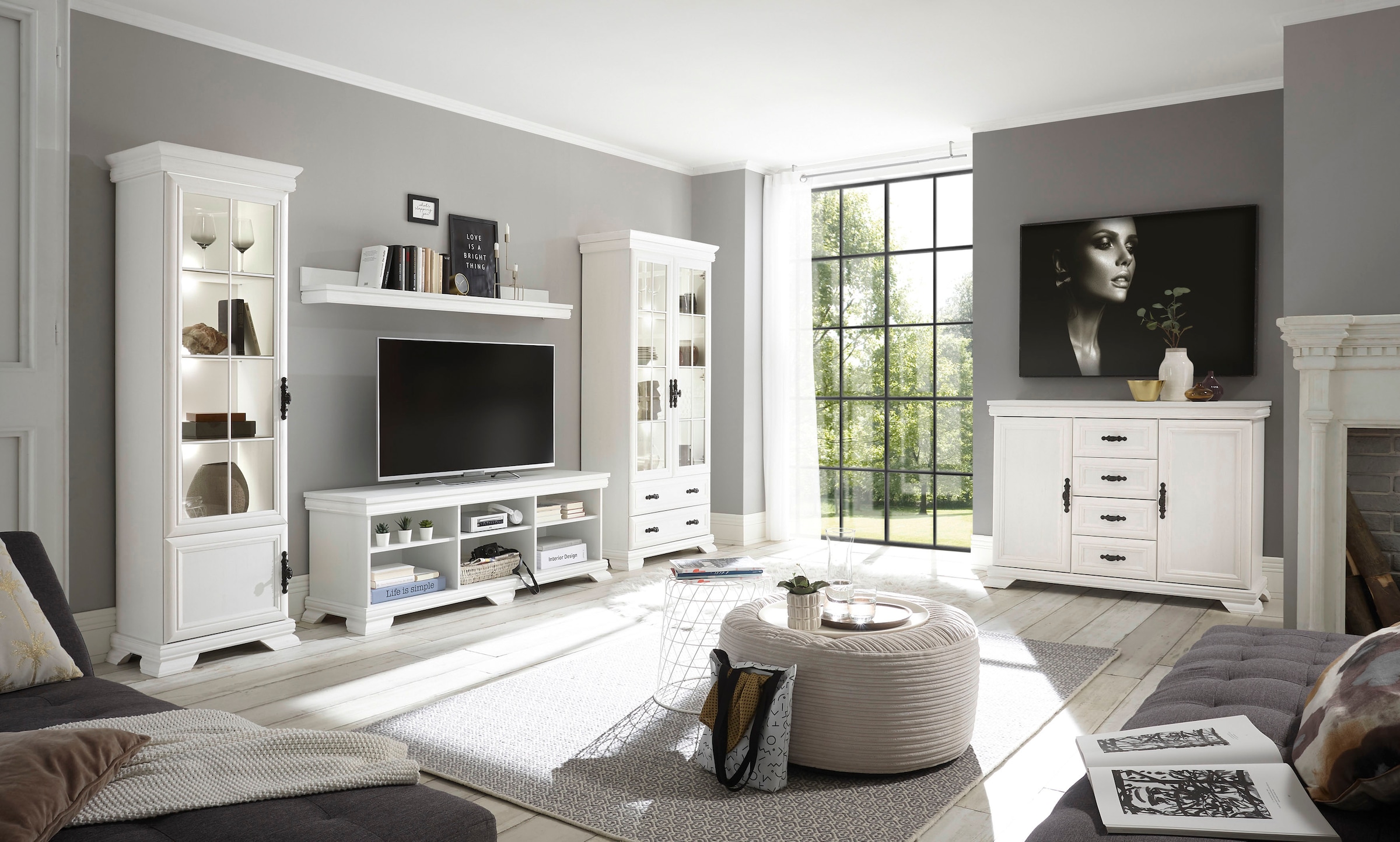 GOODproduct Meuble mural »Royal« 4 cuis tlg.