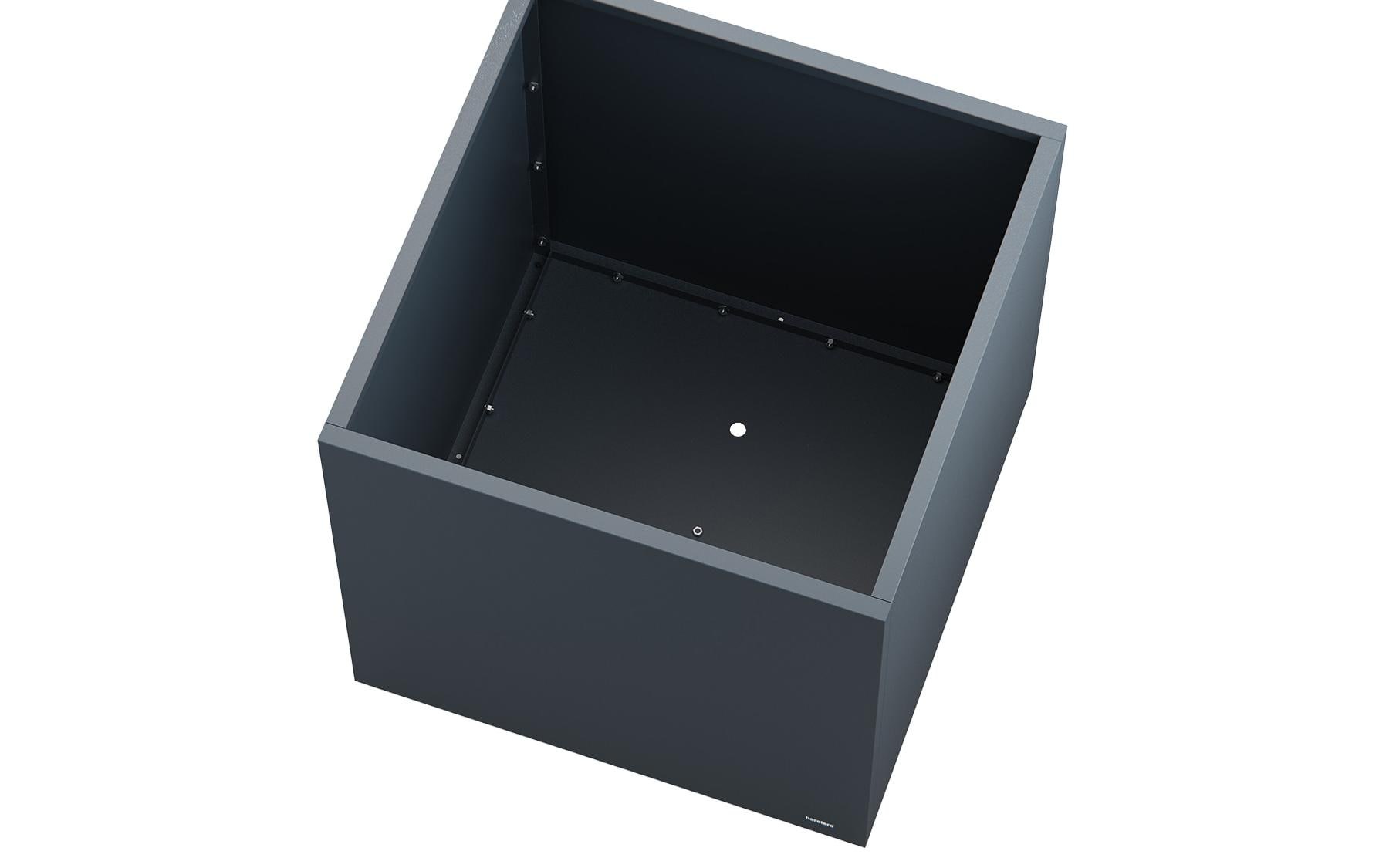 Herstera Garden Bac à plantes »Metall Würfel«