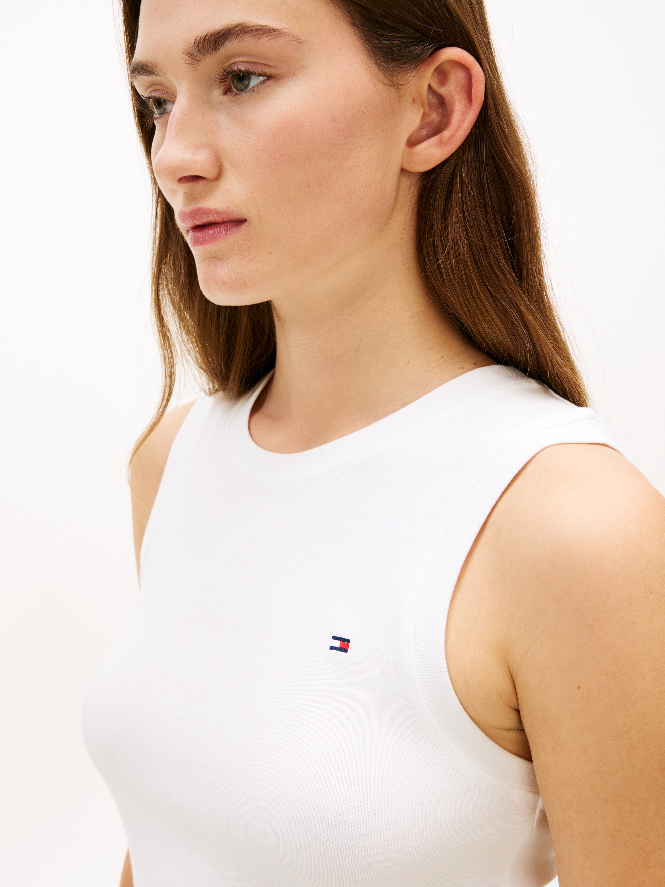 Tommy Hilfiger Top fonctionnel »SLIM CODY C-NK TANK TOP« mit gerippter Textur, Rundhals