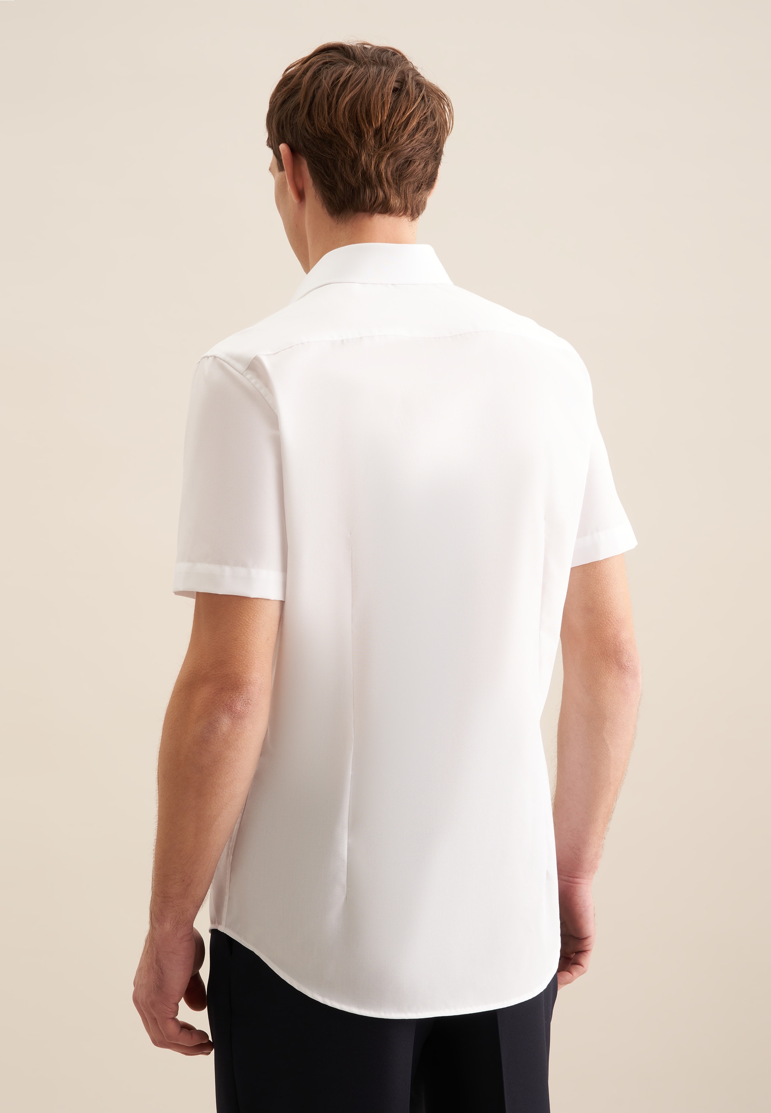 seidensticker Businesshemd »Schwarze Rose«, Shaped 1/2 Kentkragen Uni
