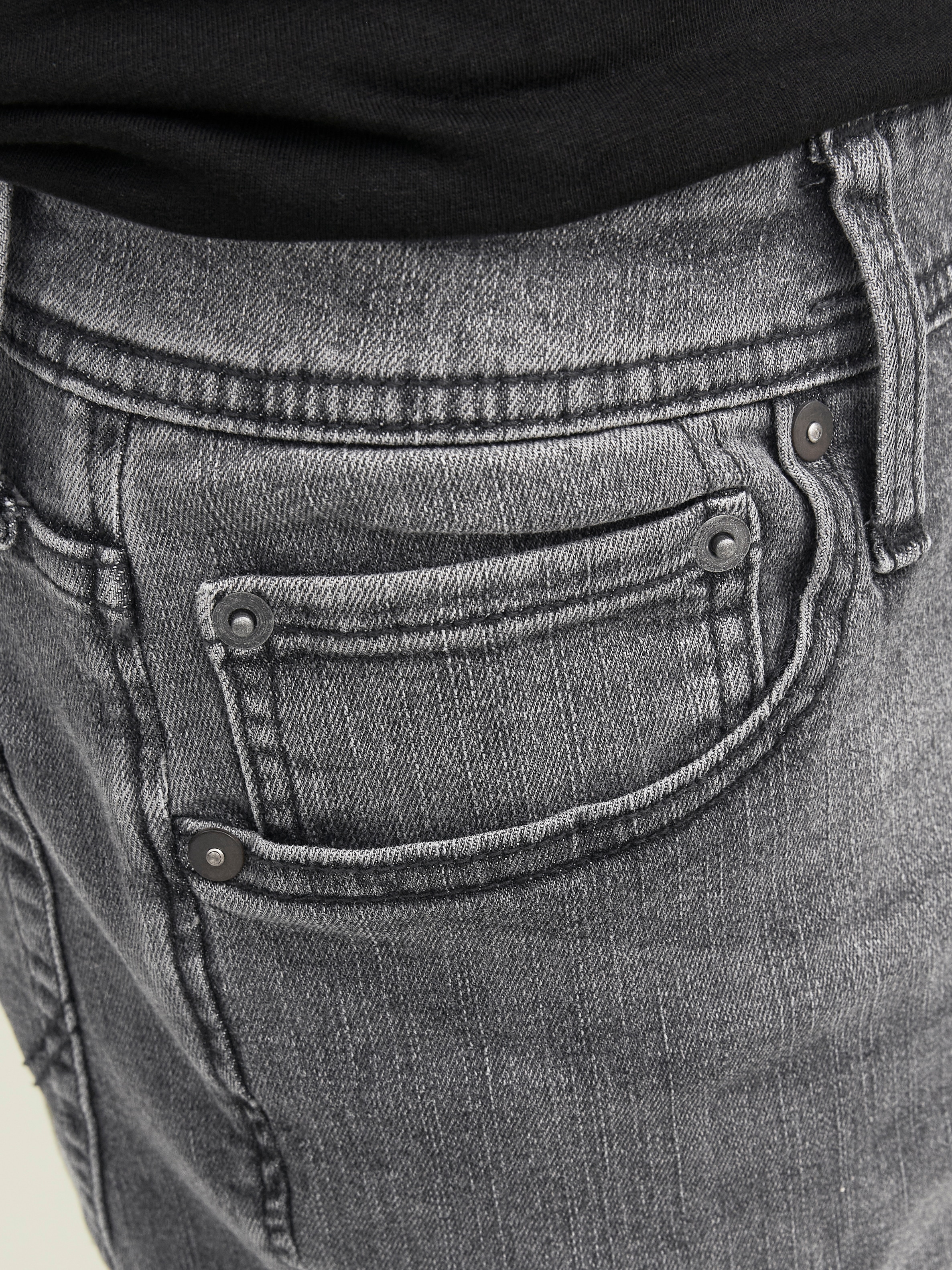Jack & Jones Slim-fit-Jeans »JJIGLENN mit Used-Look und Stretchkomfort« Abriebeffekte, modisch, slim fit, Baumwollmischung