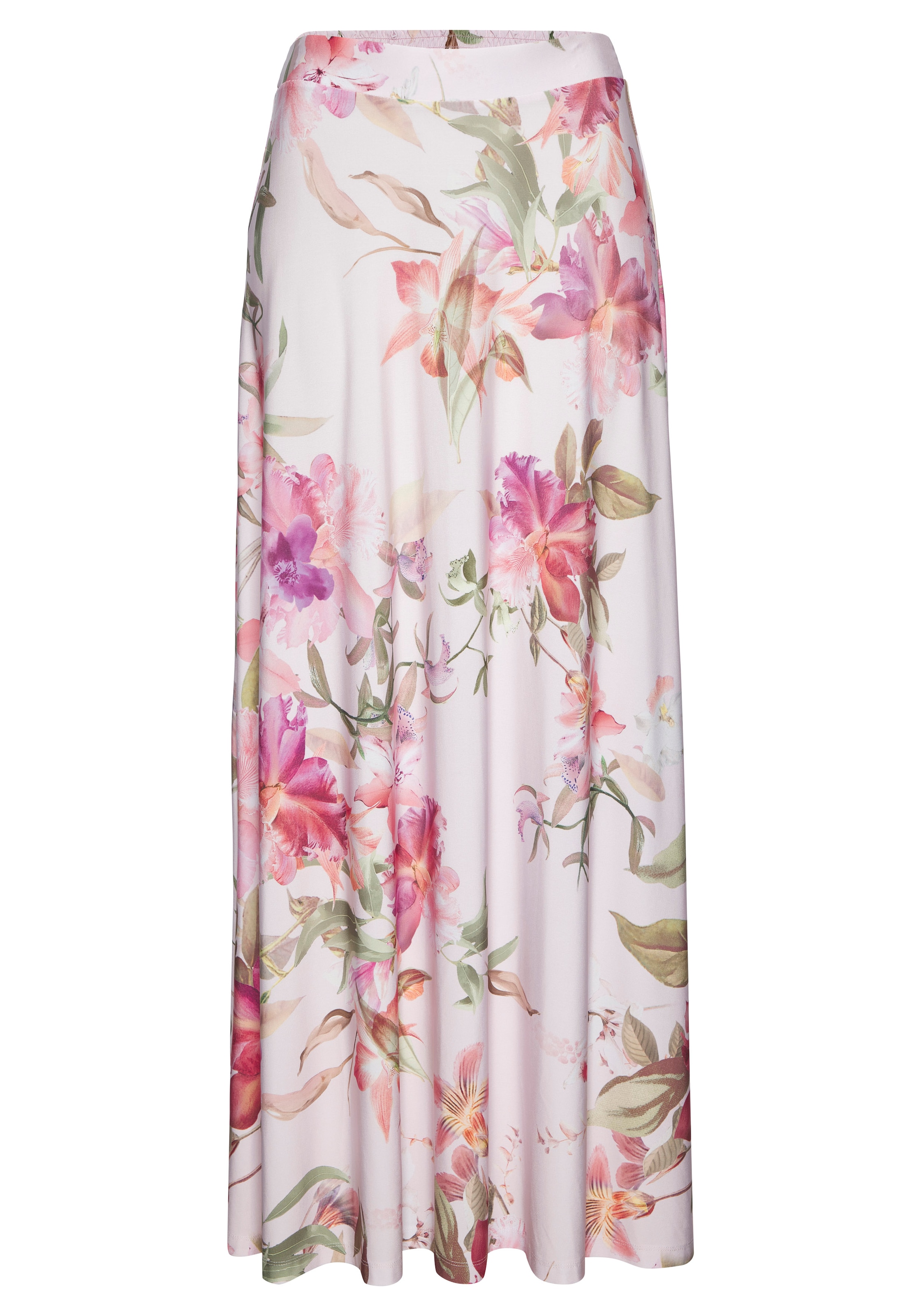 LASCANA Maxi jupe mit Blumendruck