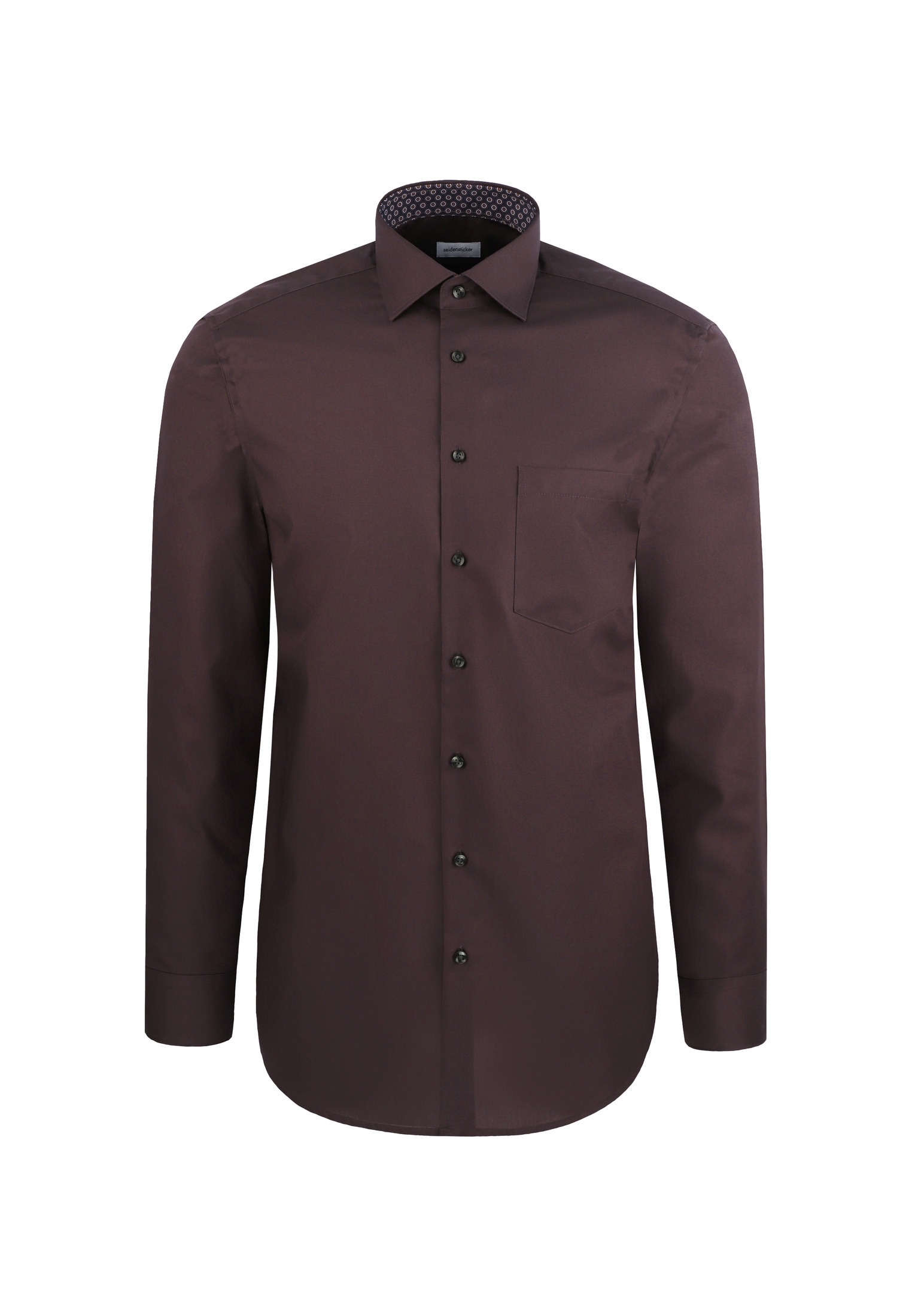 seidensticker Chemise d'affaires »Schwarze Rose« Regular 1/1 Kentkragen Uni