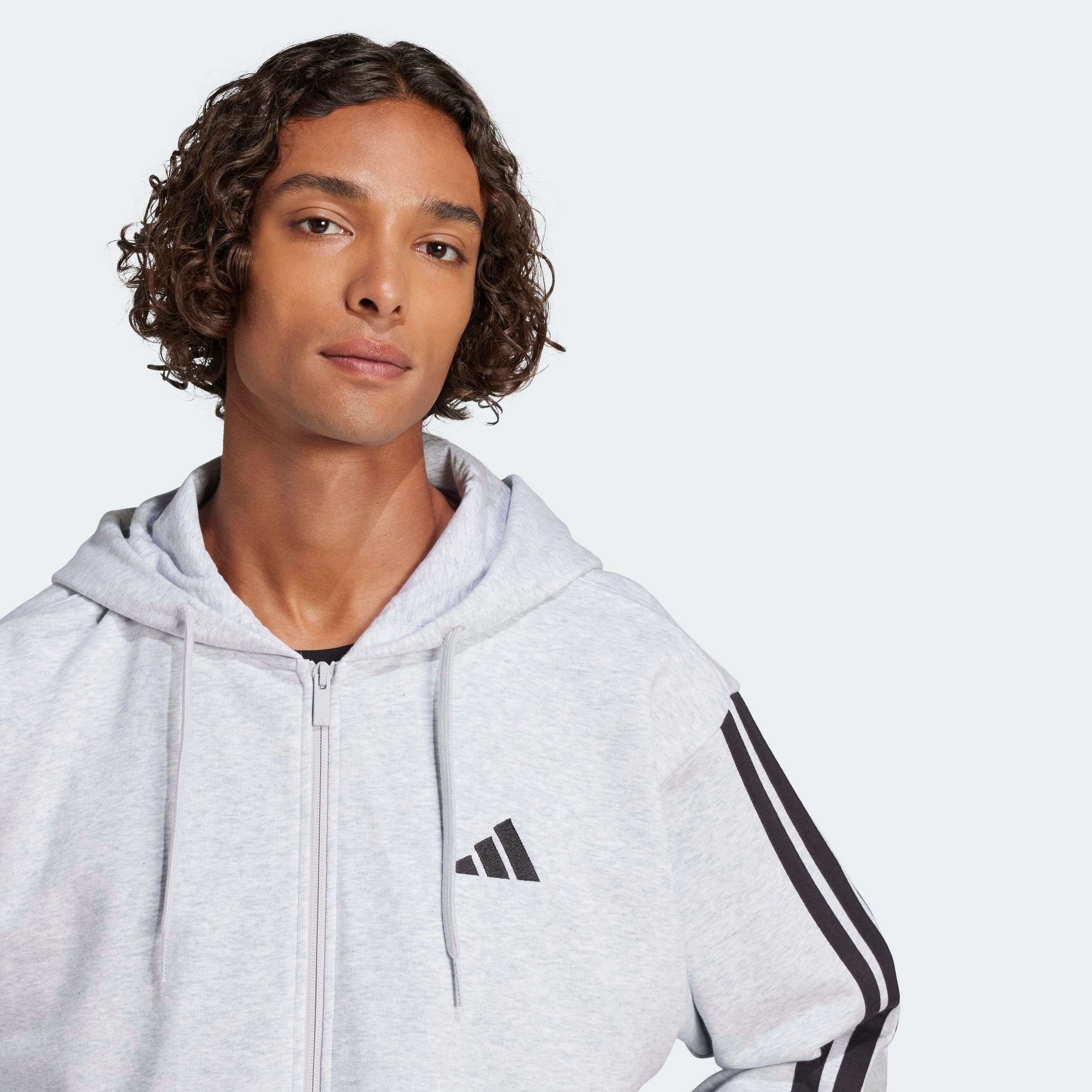 adidas Sportswear Kapuzensweatshirt »ESSENTIALS 3-STREIFEN FRENCH TERRY«
