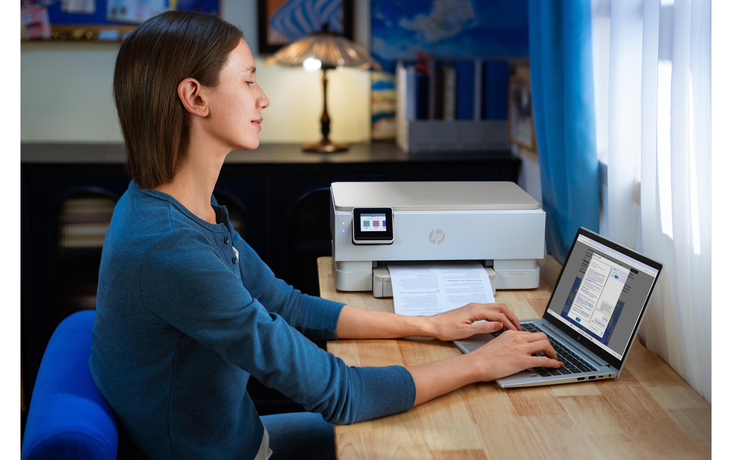 HP Imprimante multifonctions »Envy Photo 7230 (B63JVB)« 6 mois d'essai HP Instant Ink offerts jusqu'au 31.07.2026