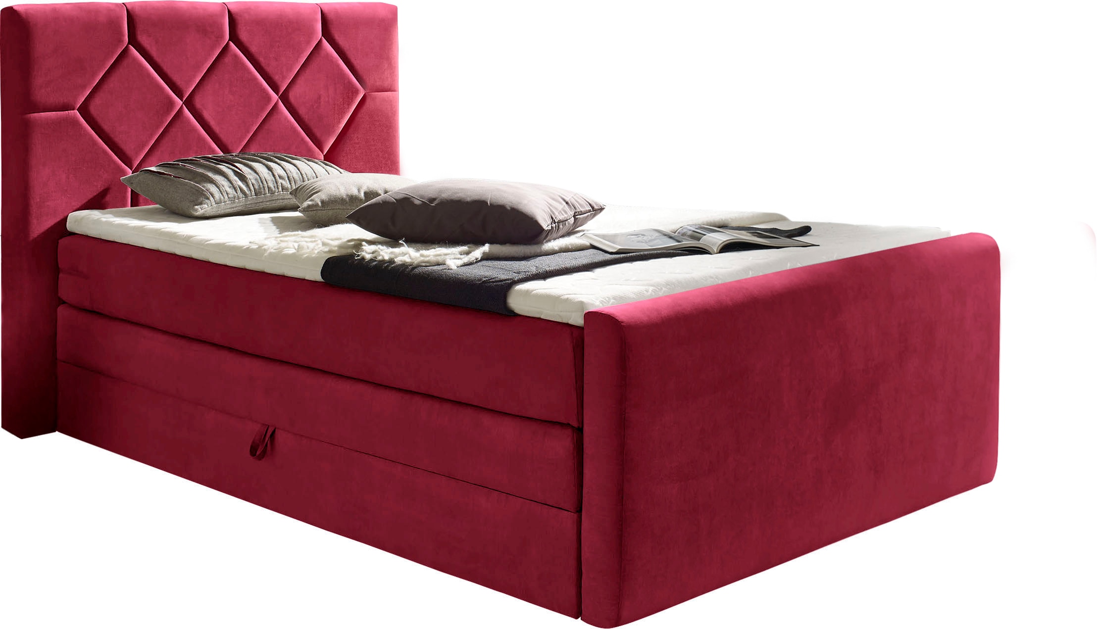 Home affaire Lit boxspring »Atlanta« incluant topper et coffre de lit