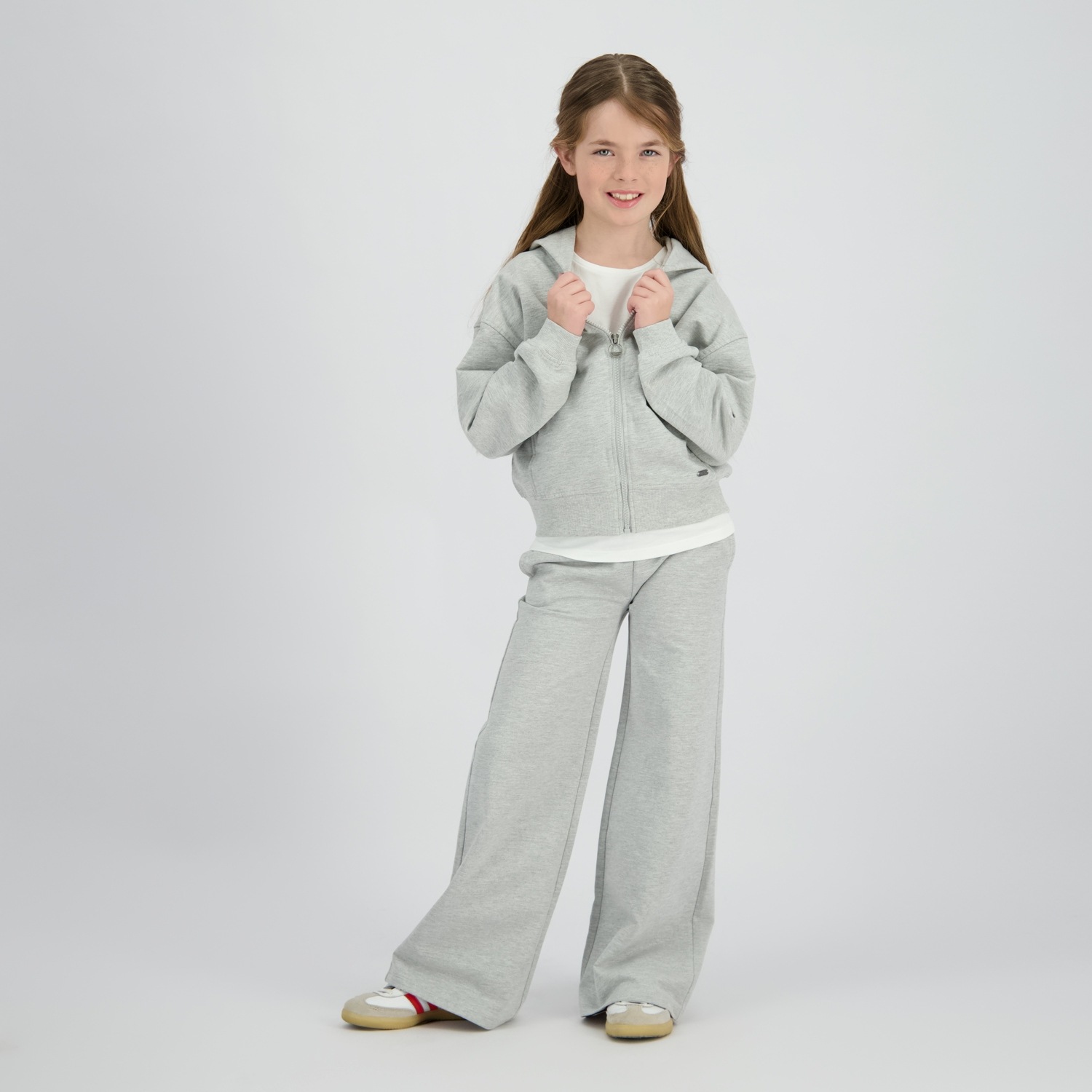 Vingino Pantalon sweat  avec jambe évasée et élastique, pour filles