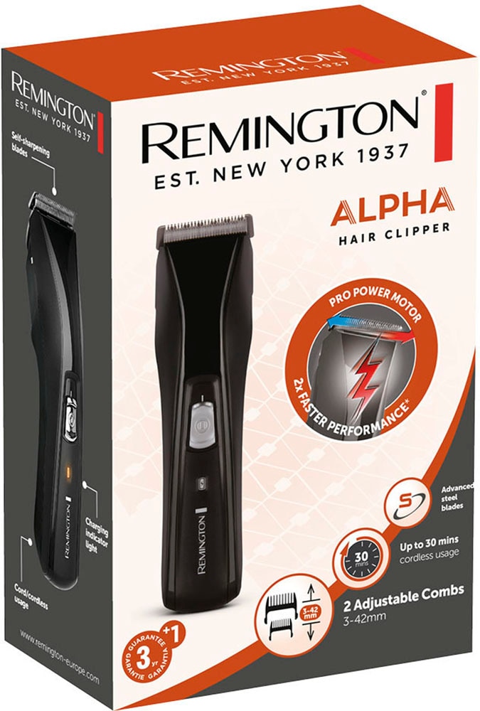 Remington Haarschneider »HC5150 Alpha« 2 Aufsätze mit kraftvollem Pro Power Motor