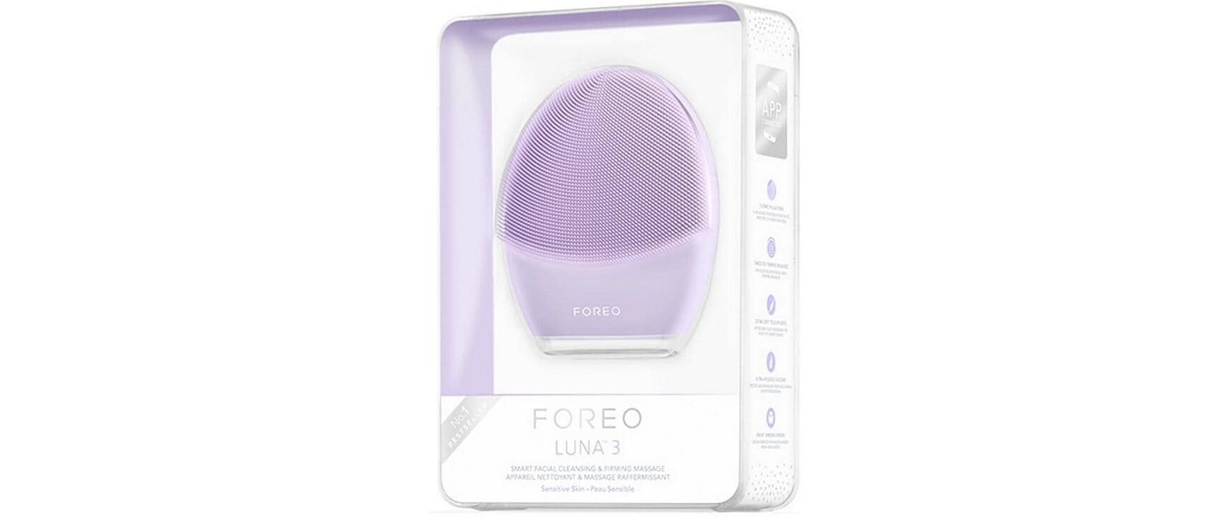 FOREO Brosse électrique pour le nettoyage du visage »LUNA 3« pour peau sensible