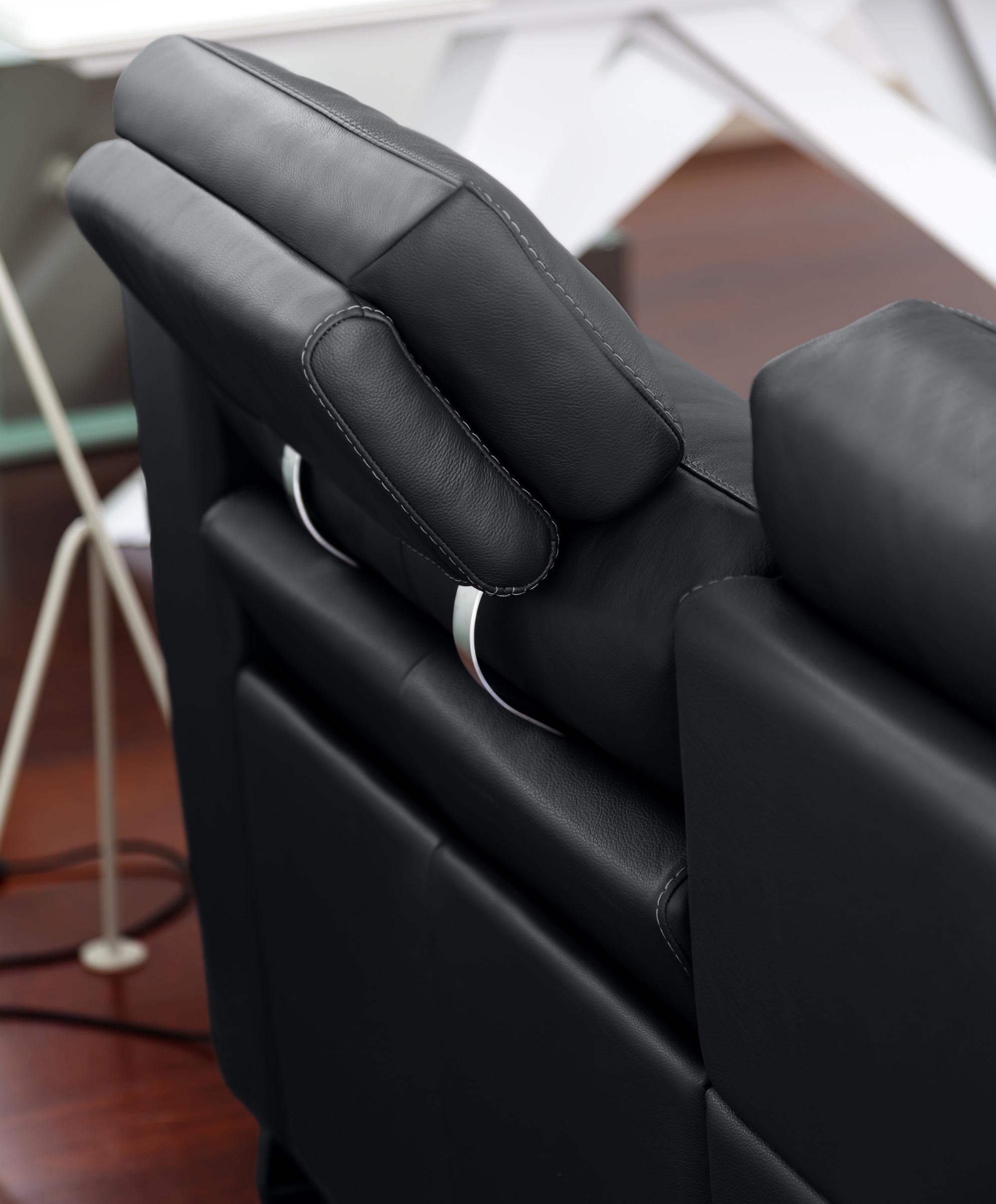 CALIA ITALIA Ensemble rembourré »Roby« Set, 2 cuis tlg. in Leder, mit elektrischer Relaxfunktion