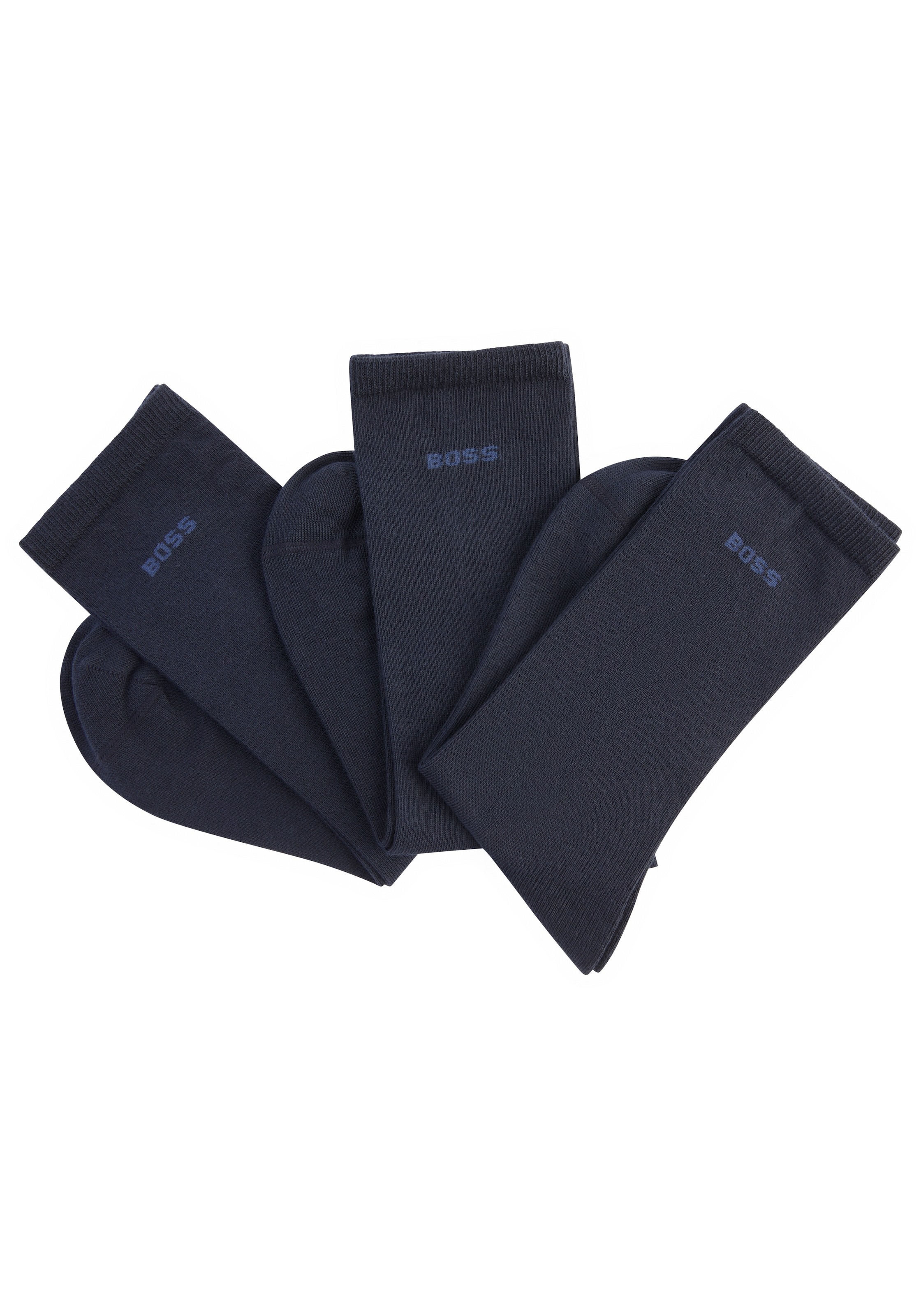 BOSS Chaussettes de loisirs 3 Couple tlg. mit Logoschriftzug