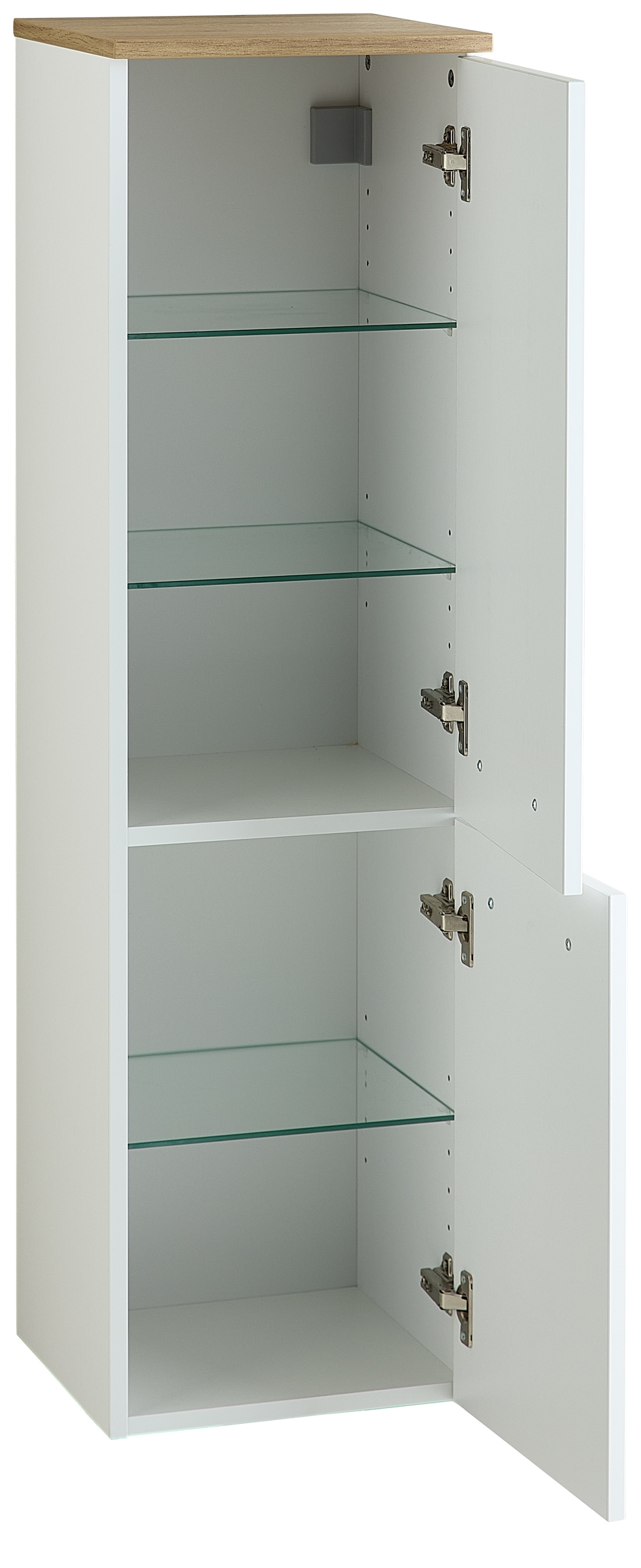 Saphir Armoire intermédiaire »Quickset 500, Badschrank 32,4 cm breit, 2 Türen« 2 étagères intérieures, armoire de salle de bain de taille moyenne