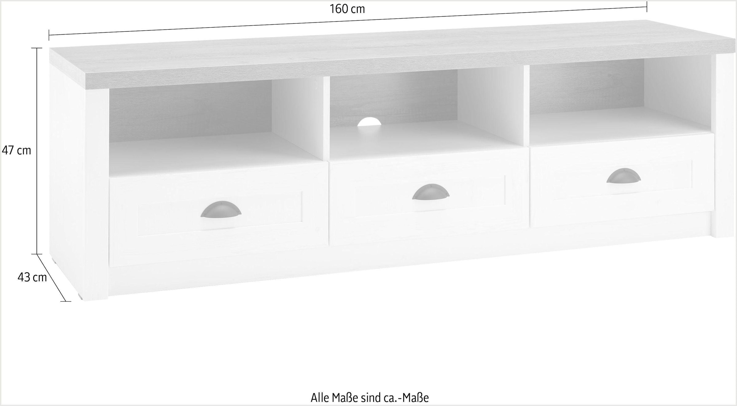 Home affaire Table basse »Beauvais« Breite ca. 160 cm