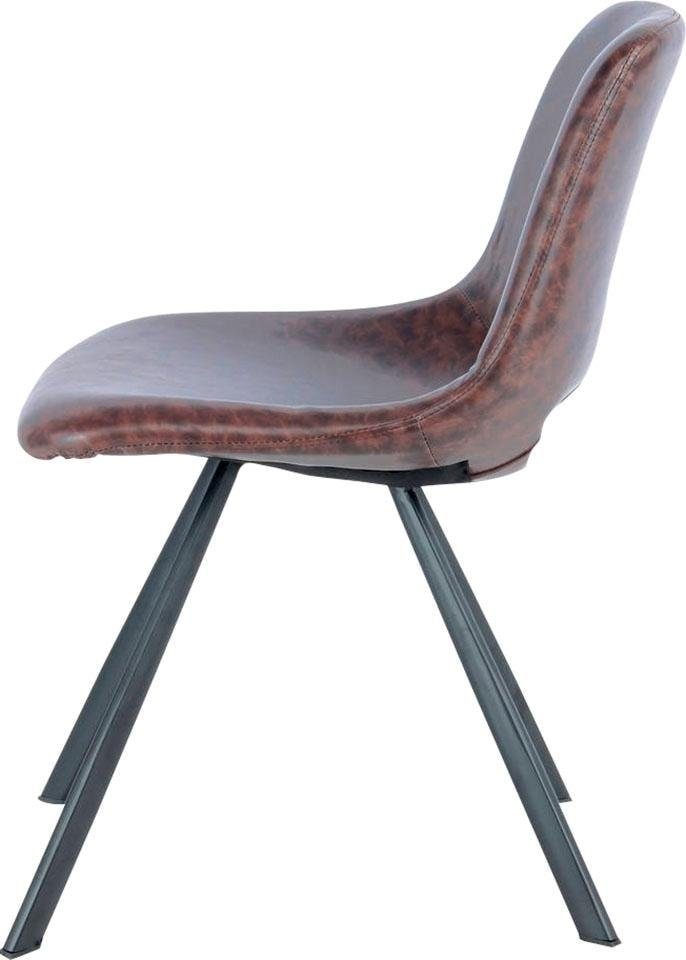 Kayoom Chaise »Josephine 325 2er-Set , zeitloses Design, mit geometrischer Aussparung« (Set) 2 cuispflegeleicht, schlicht, weiche Polsterung für angenehmes Sitzgefühl