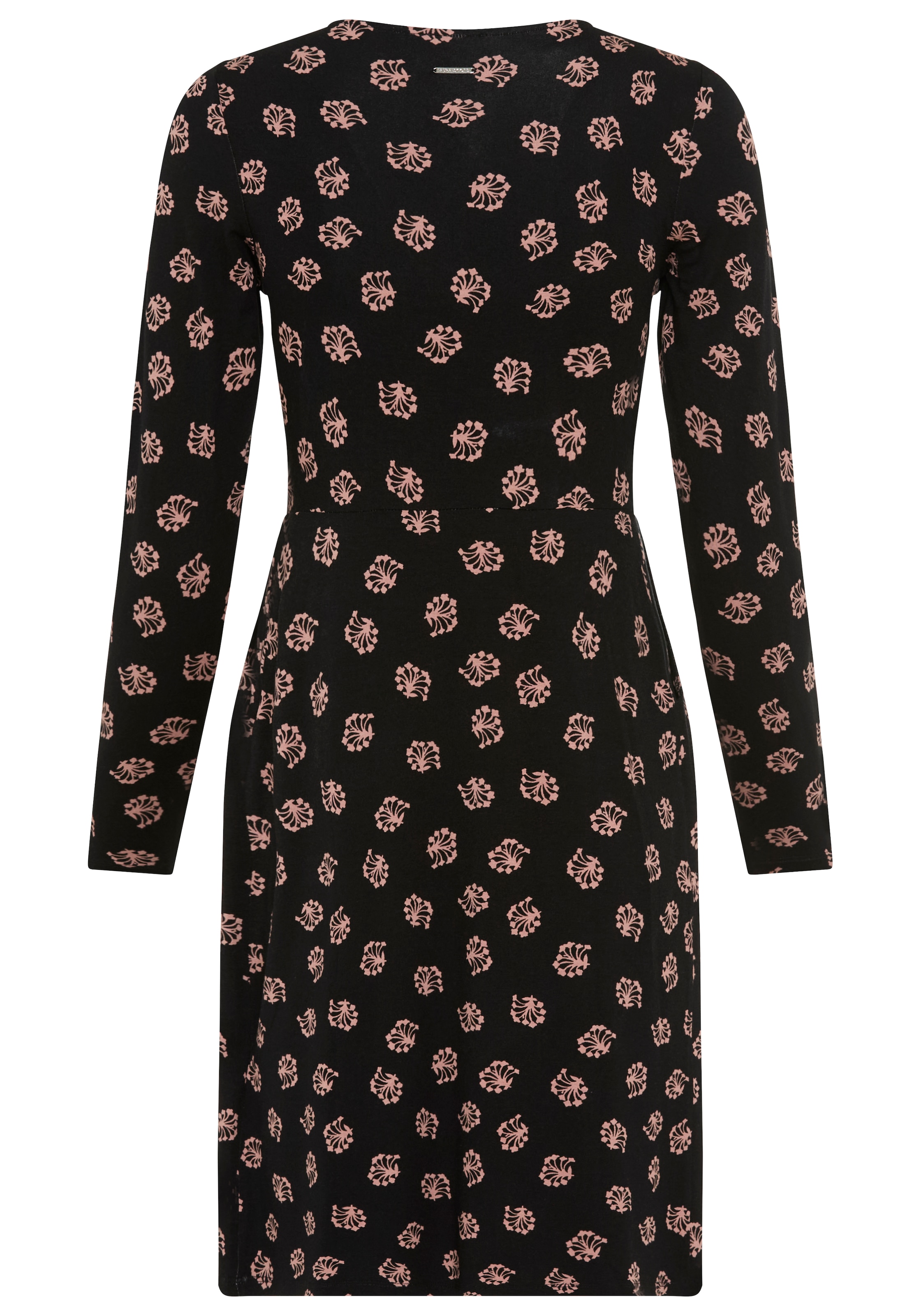Laura Scott Jerseykleid Eingrifftaschen aus elastischer Viskosemischung, figurbetonte Passform