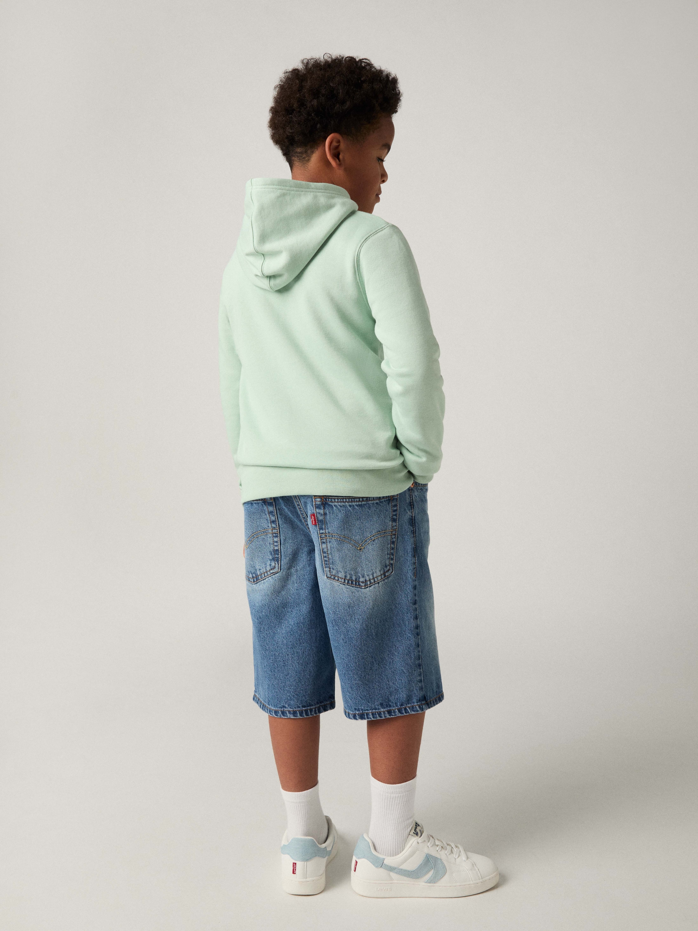Levi's® Kids Short en jean aus robustem Baumwolldenim