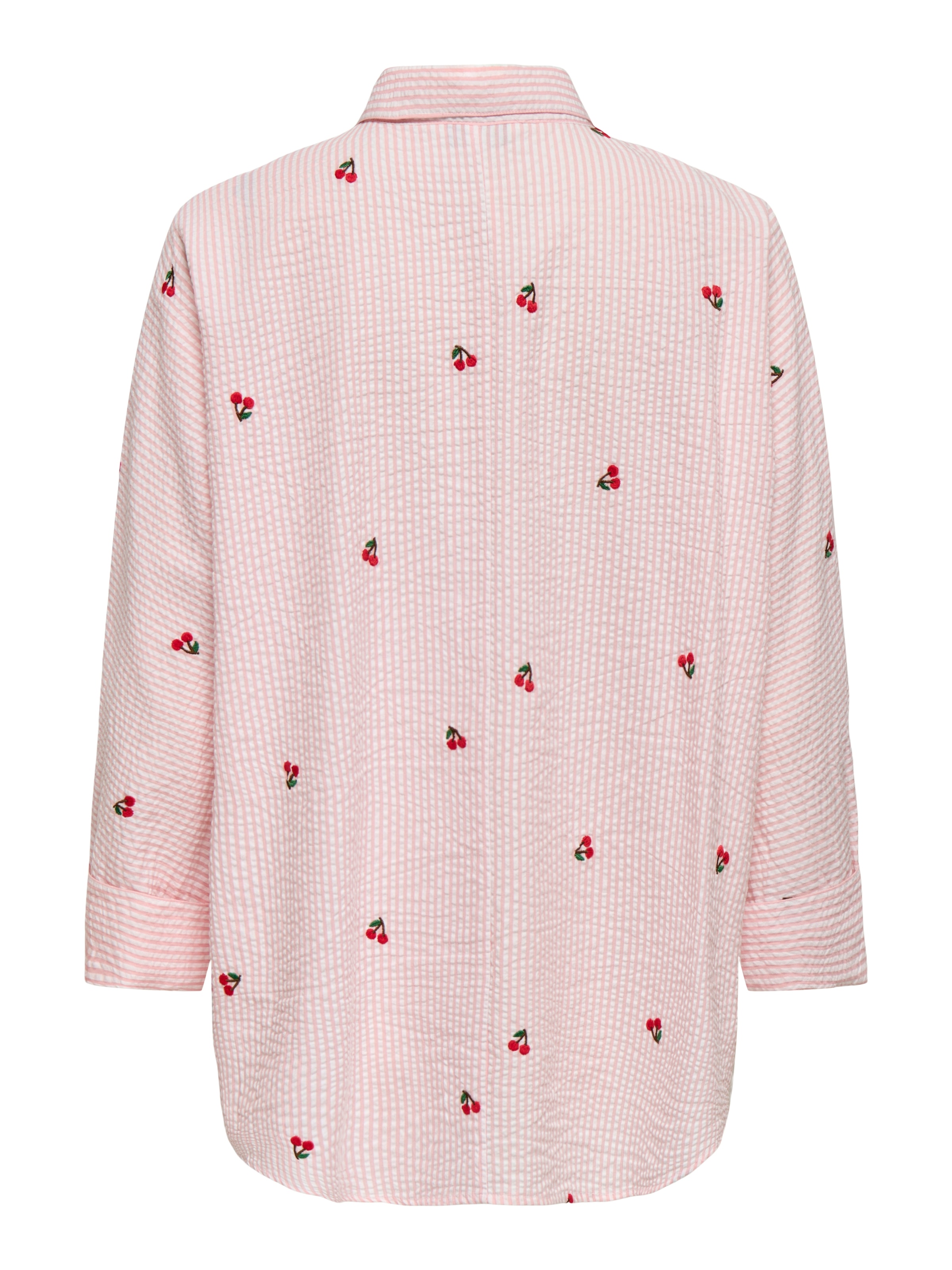 ONLY CARMAKOMA Blouse à pression »CARNEW LINA GRACE L/S CHERRY SHIRT WVN«