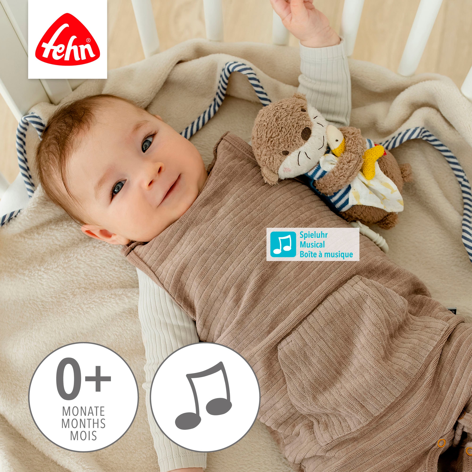 Fehn Spieluhr »Otter Theo, Mini-Spieluhr Otter«