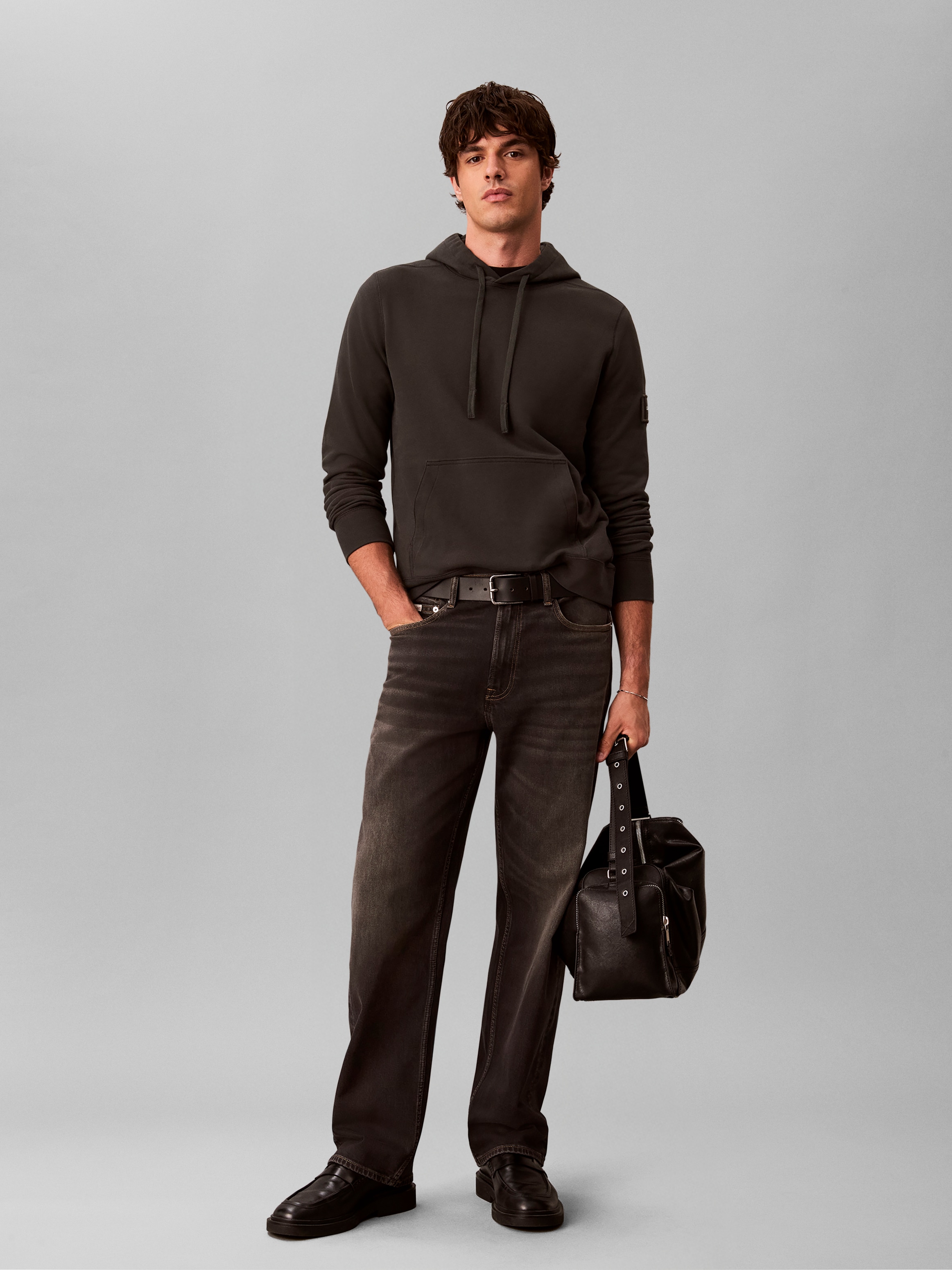Calvin Klein Kapuzensweatshirt »BADGE HOODIE«, Regular fit, Badge, Kängurutasche
