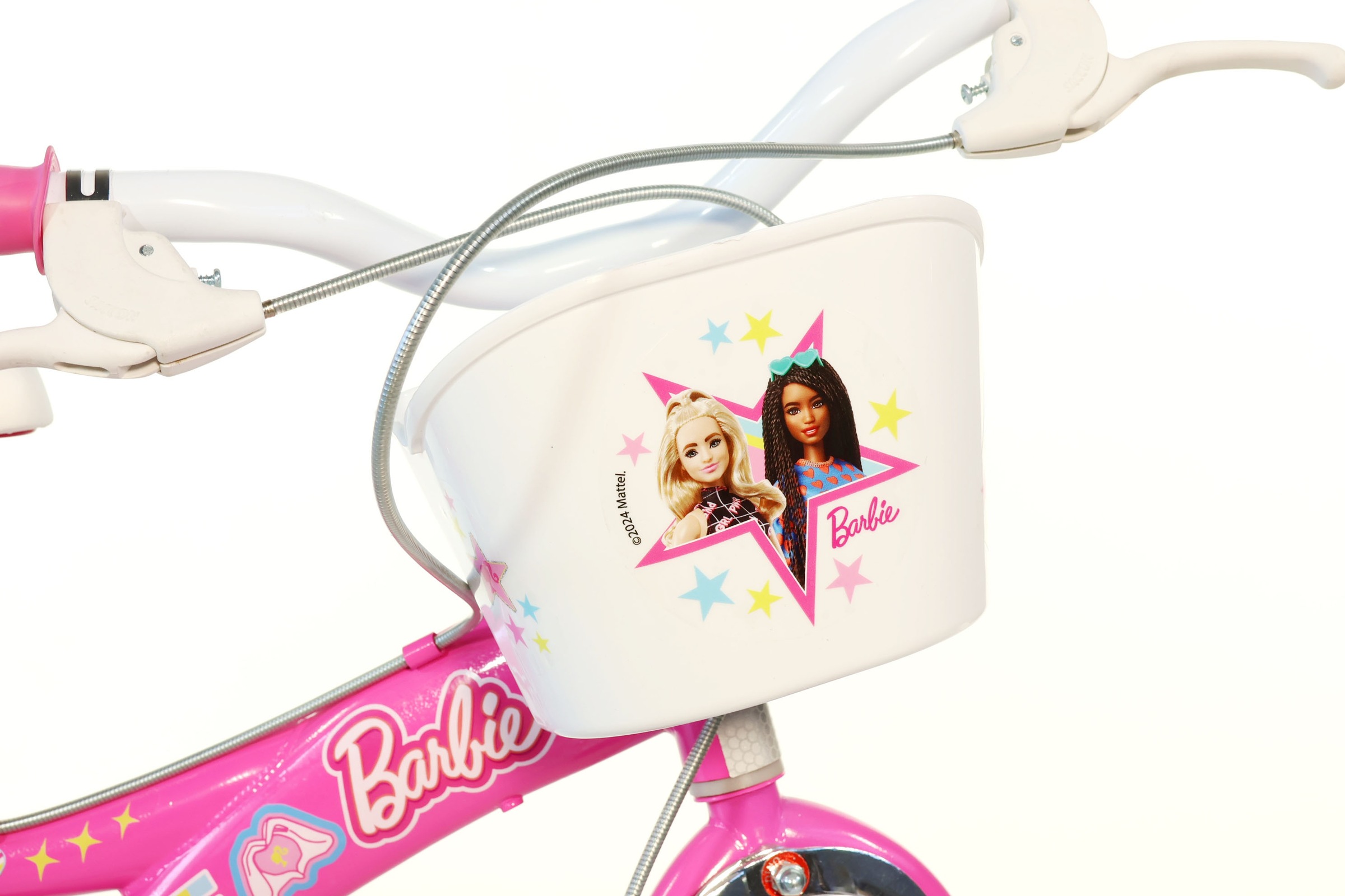 Dino Bikes Vélo pour enfant »Barbie 16" Kinderfahrrad 4-7 Jahre« 1 Gang Sans engrenages