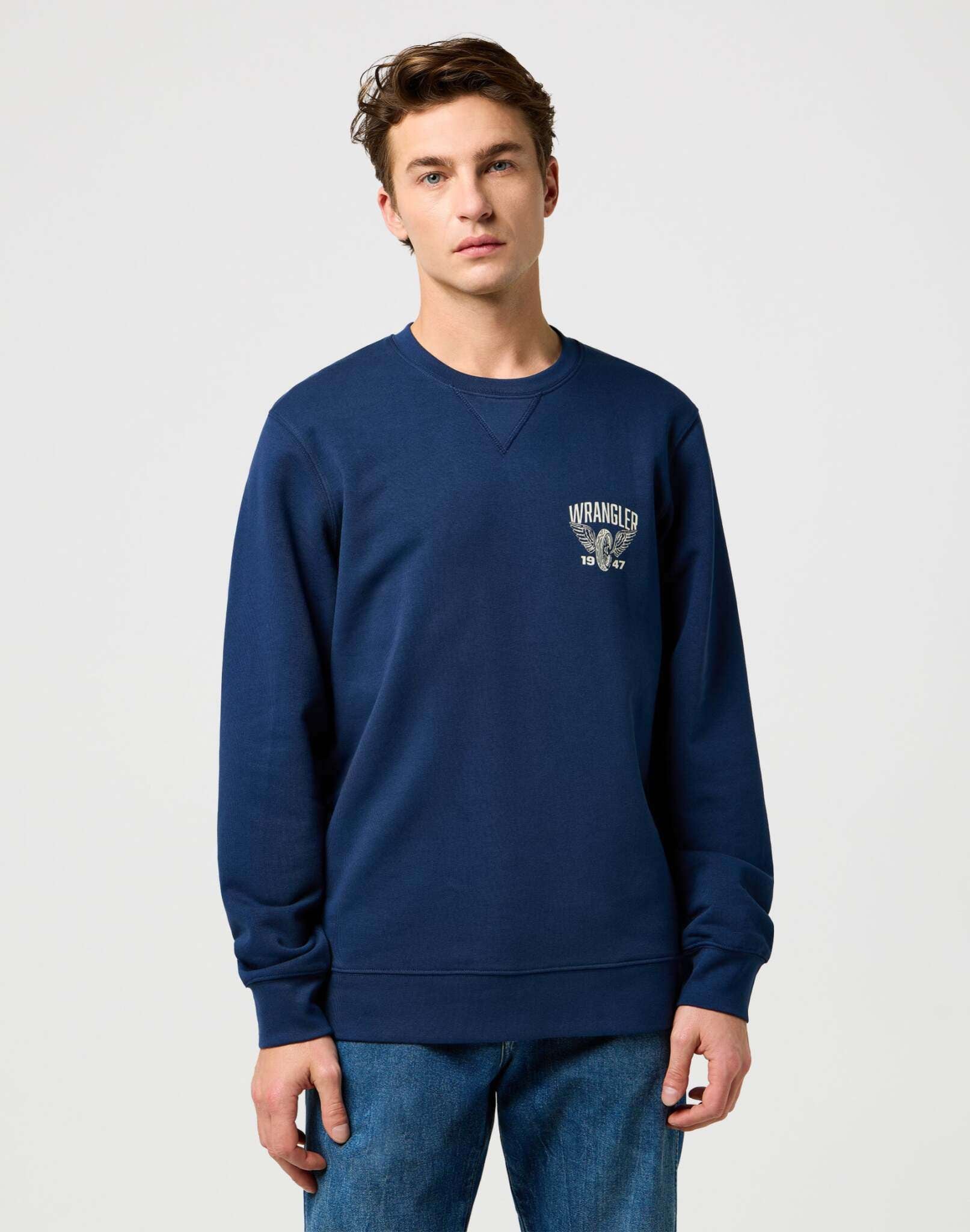 Wrangler Sweatshirt »WRANGLER Sweatshirt Americana Crew«
