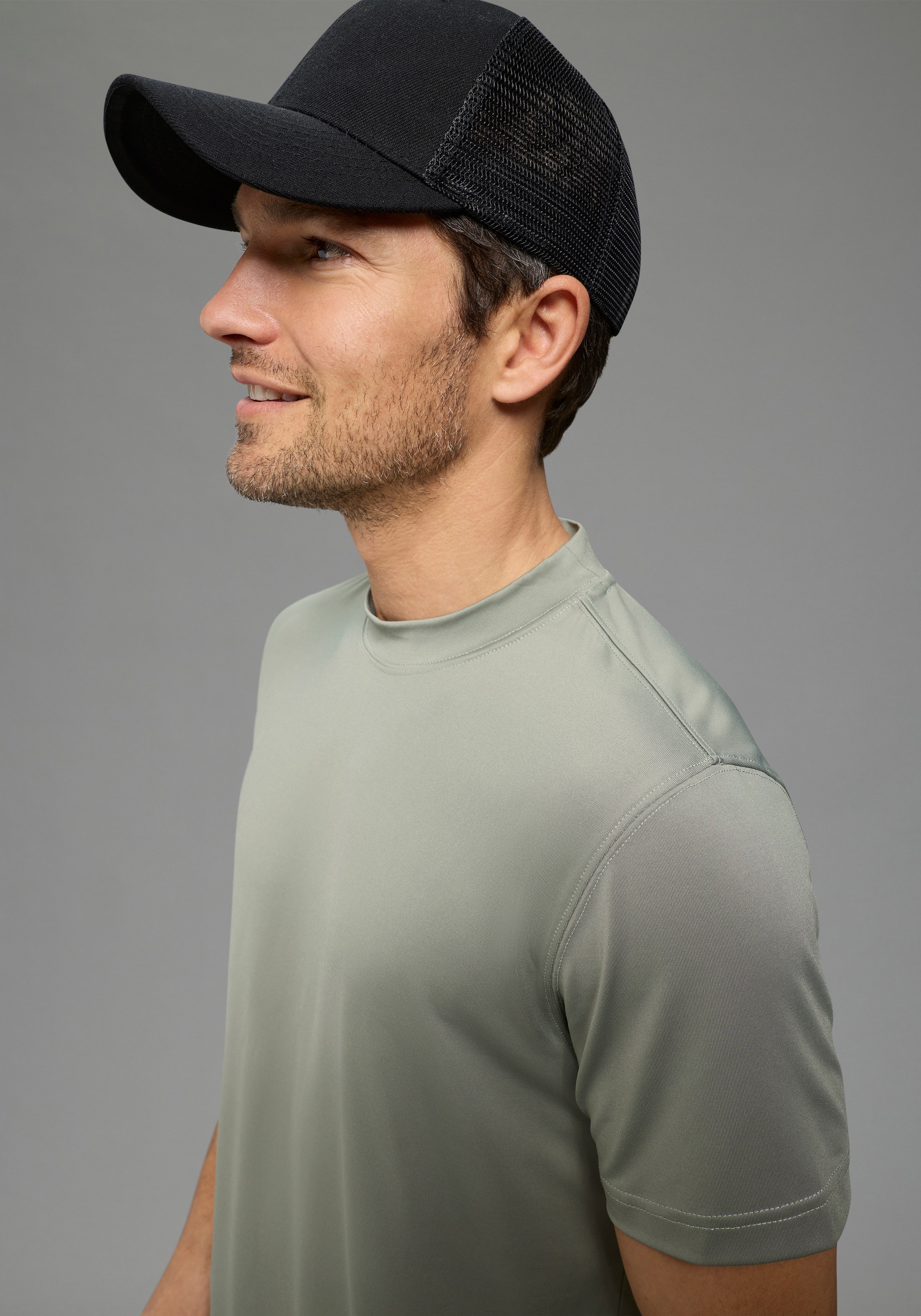 Ocean Sportswear Funktionsshirt »atmungsaktiv , quick dry« schmal geschnitten, Kurzarm, schnell trocknend, unifarben