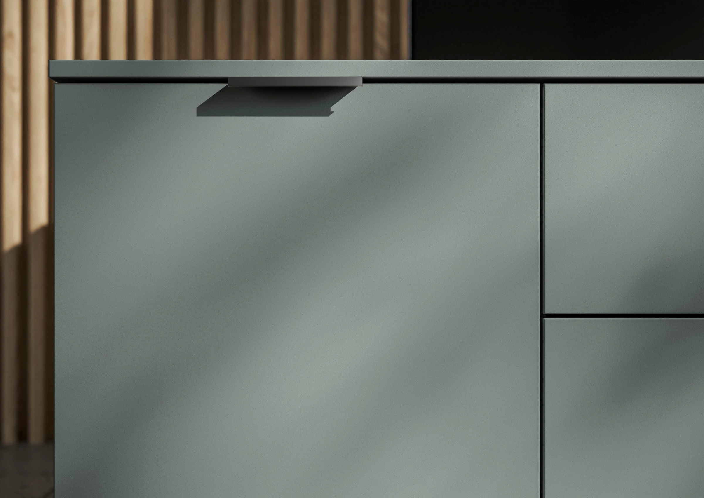 HBZ Sideboard »Linz Kommode, BxHxT 180x90x40cm« 1 cuis tlg. Breite 180cm,Lip-Griff, Melaminbeschichtung