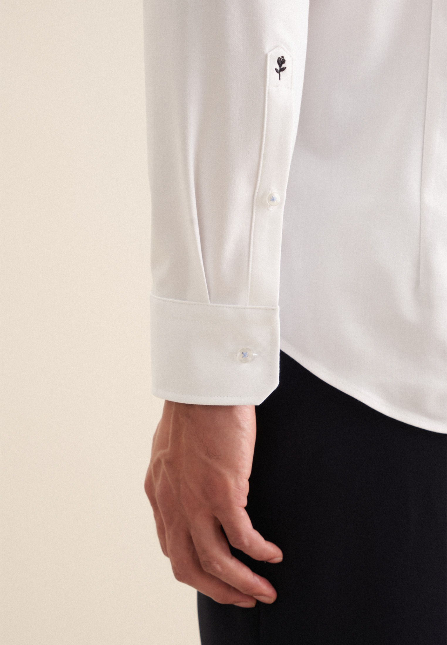 seidensticker Businesshemd »Slim«, Slim 1/1 Kentkragen Uni
