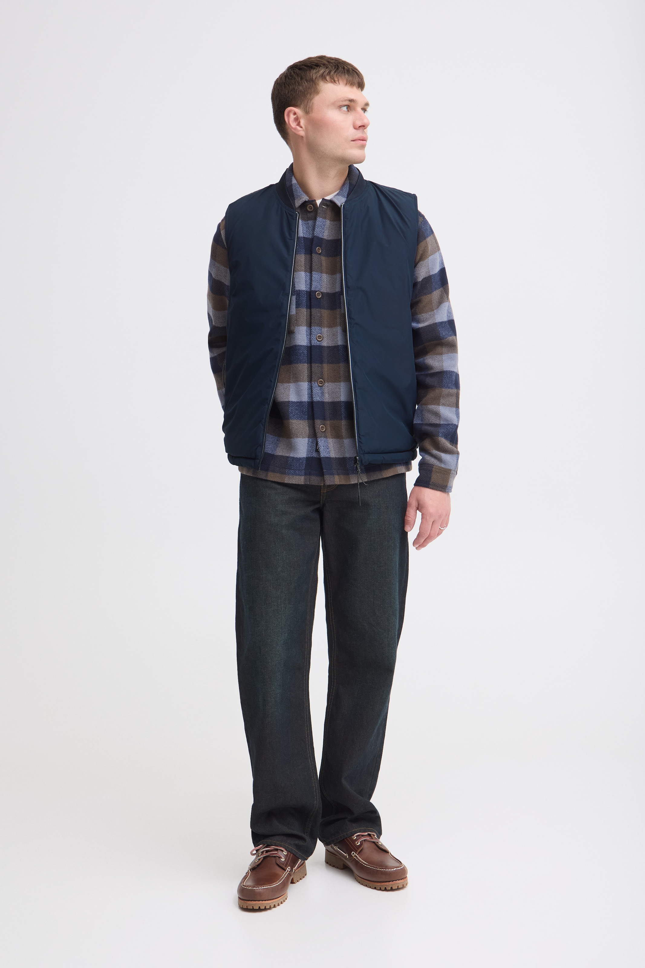 Blend Gilet matelassé »BHELWAT REVERSIBLE VEST.« fibre synthétique, coupe régulière