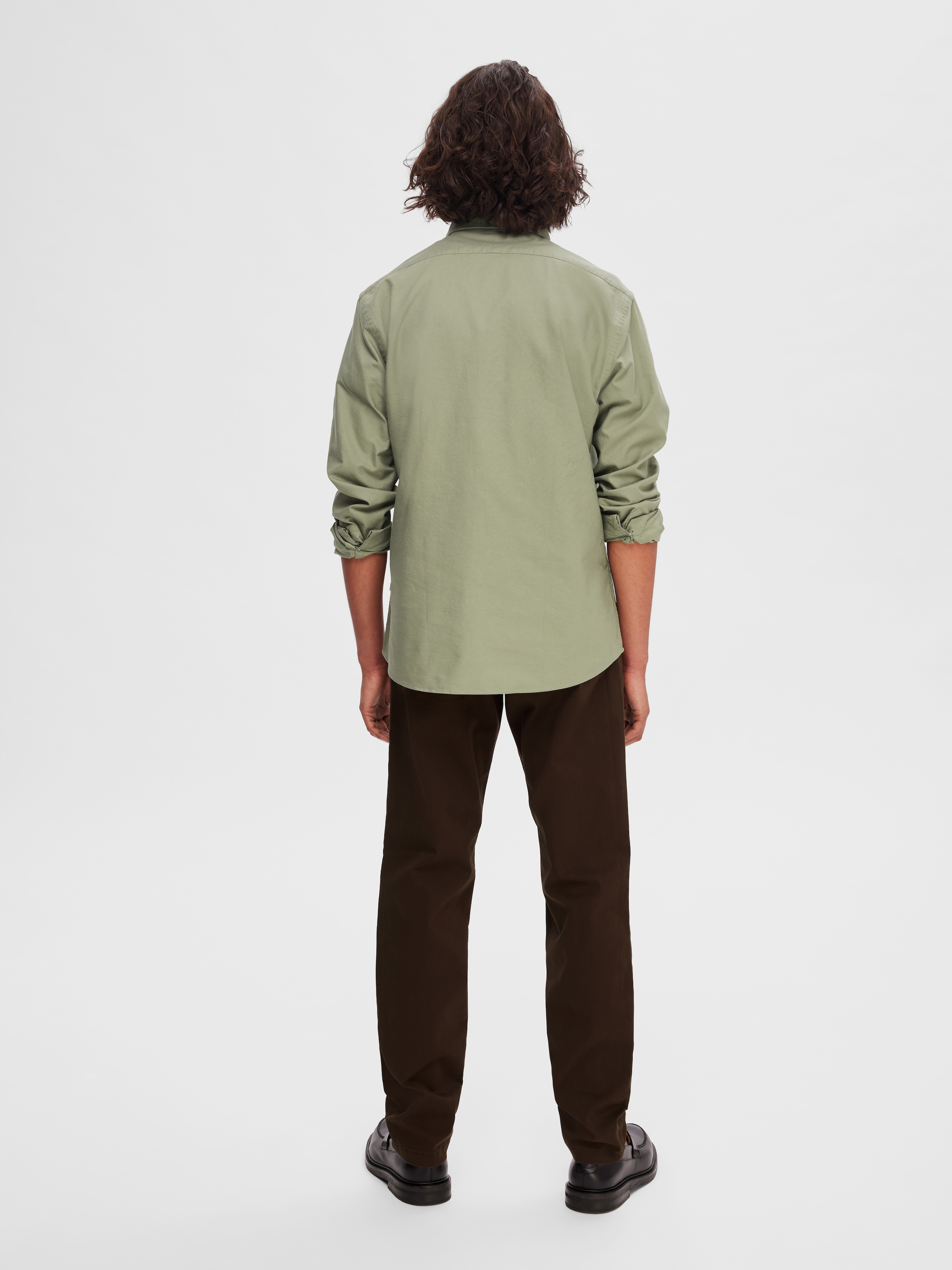 SELECTED Chemise à manches longues »SLHREGRICK-OX SHIRT LS NOOS« coton, coupe régulière