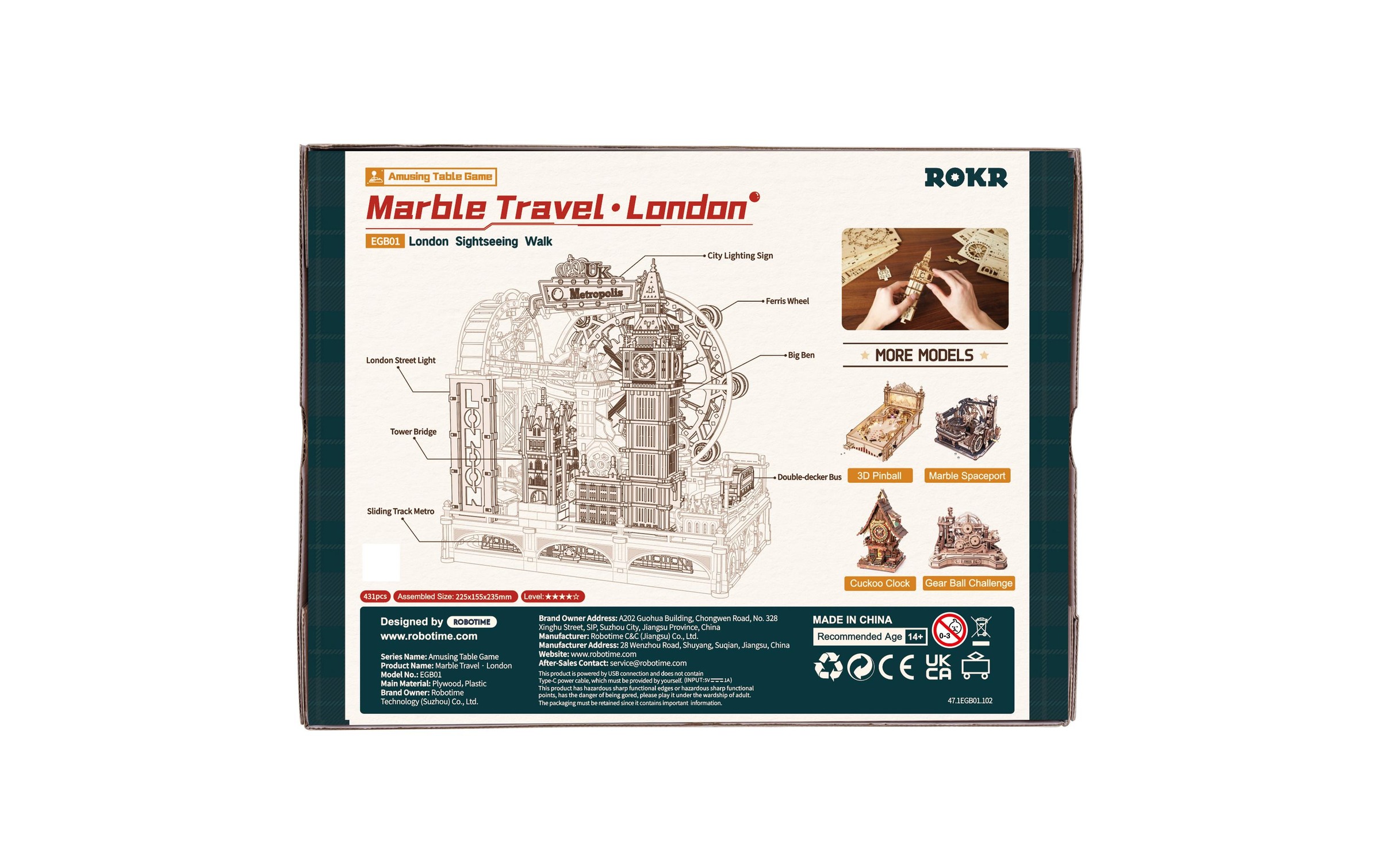   Modellbausatz »RoboTime London Sightseeing Walk«