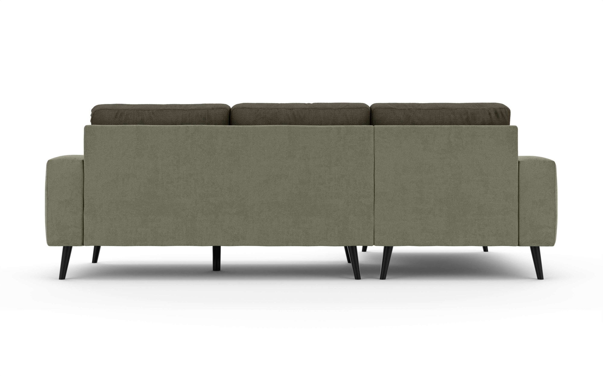 Home affaire Ecksofa »SERINE mit Recamiere rechts/links bestellbar, Masse B/H/T 253/91/161 cm« L-Form mit Wellenunterfederung, 3 Rückenkissen, ohne Bettfunktion