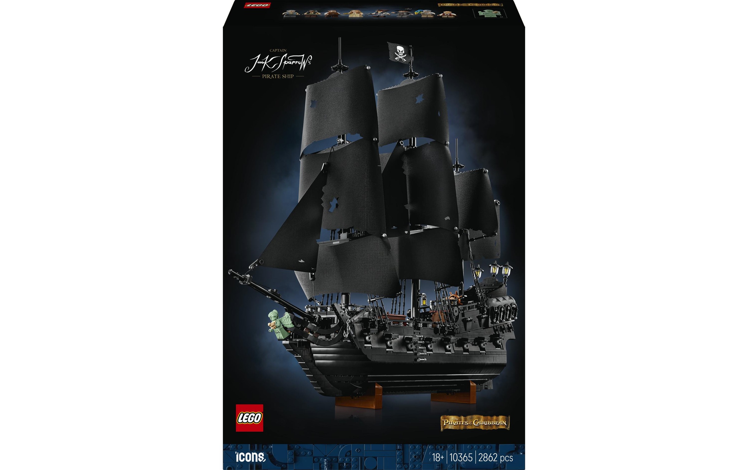 LEGO® Konstruktionsspielsteine »Icons Captain Jack Sparrows Piratenschiff 10365«