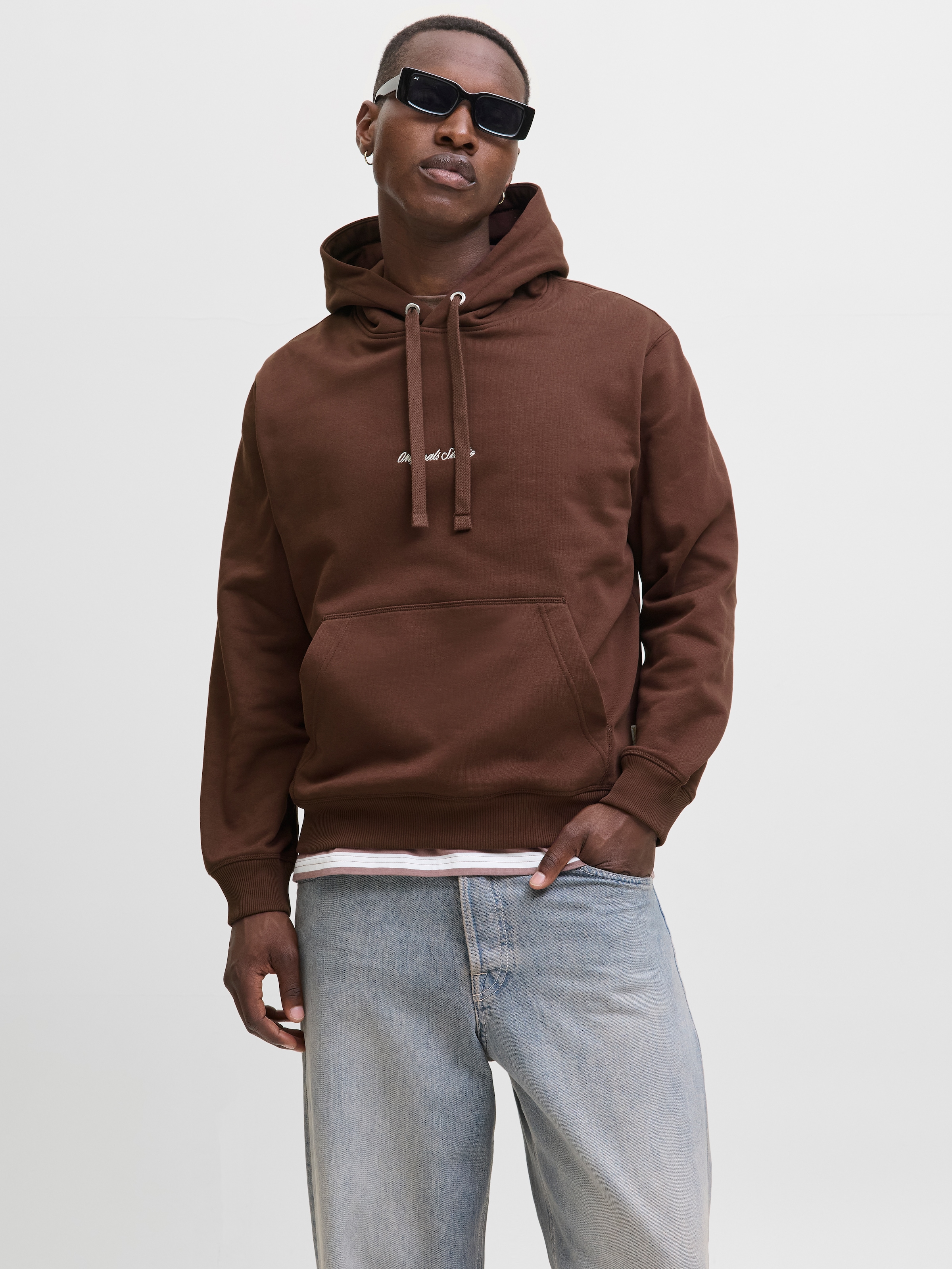 Jack & Jones Sweat à capuche »JORNORREBRO EMB SWEAT HOOD NOOS«, mit Logo Print
