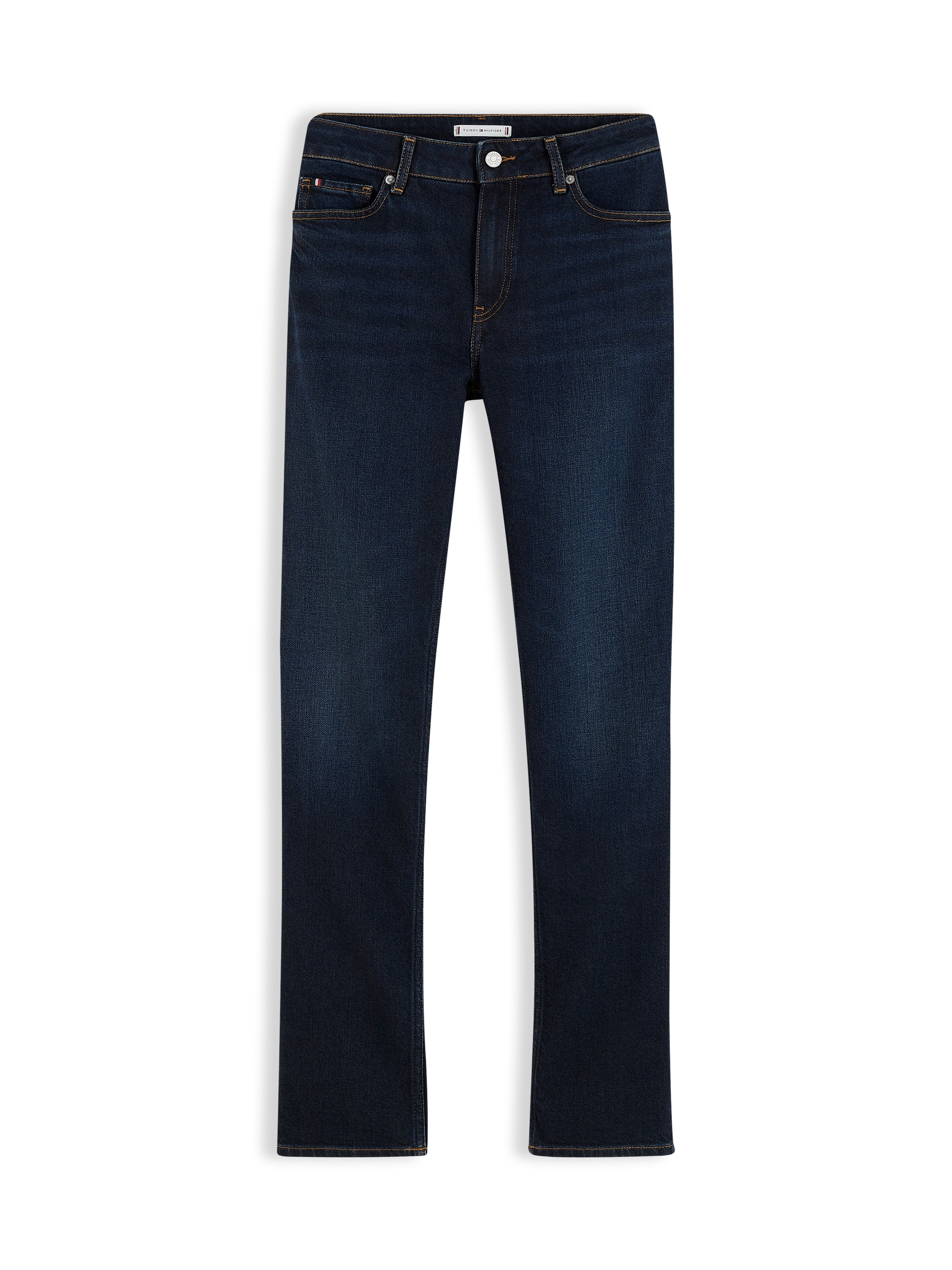 Tommy Hilfiger Jeans slim »HARLOW MID RISE SLIM ESSENTIAL« Mélange coton, coupe slim, taille moyenne