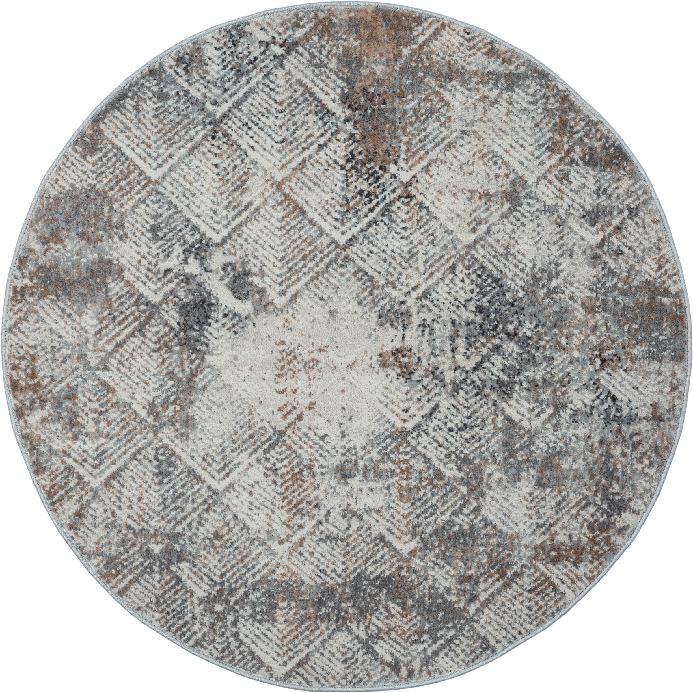 GOODproduct Tapis »Micah« Rond 8 mm Höhe Kurzflor, modernes Design, pflegeleicht, Wohnzimmer