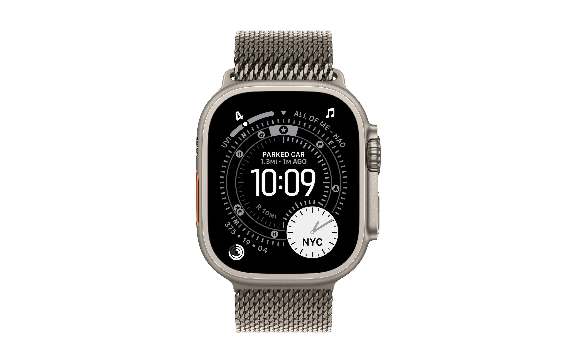 Apple Smartwatch-Armband »Titanium Milanese Loop 49 mm«