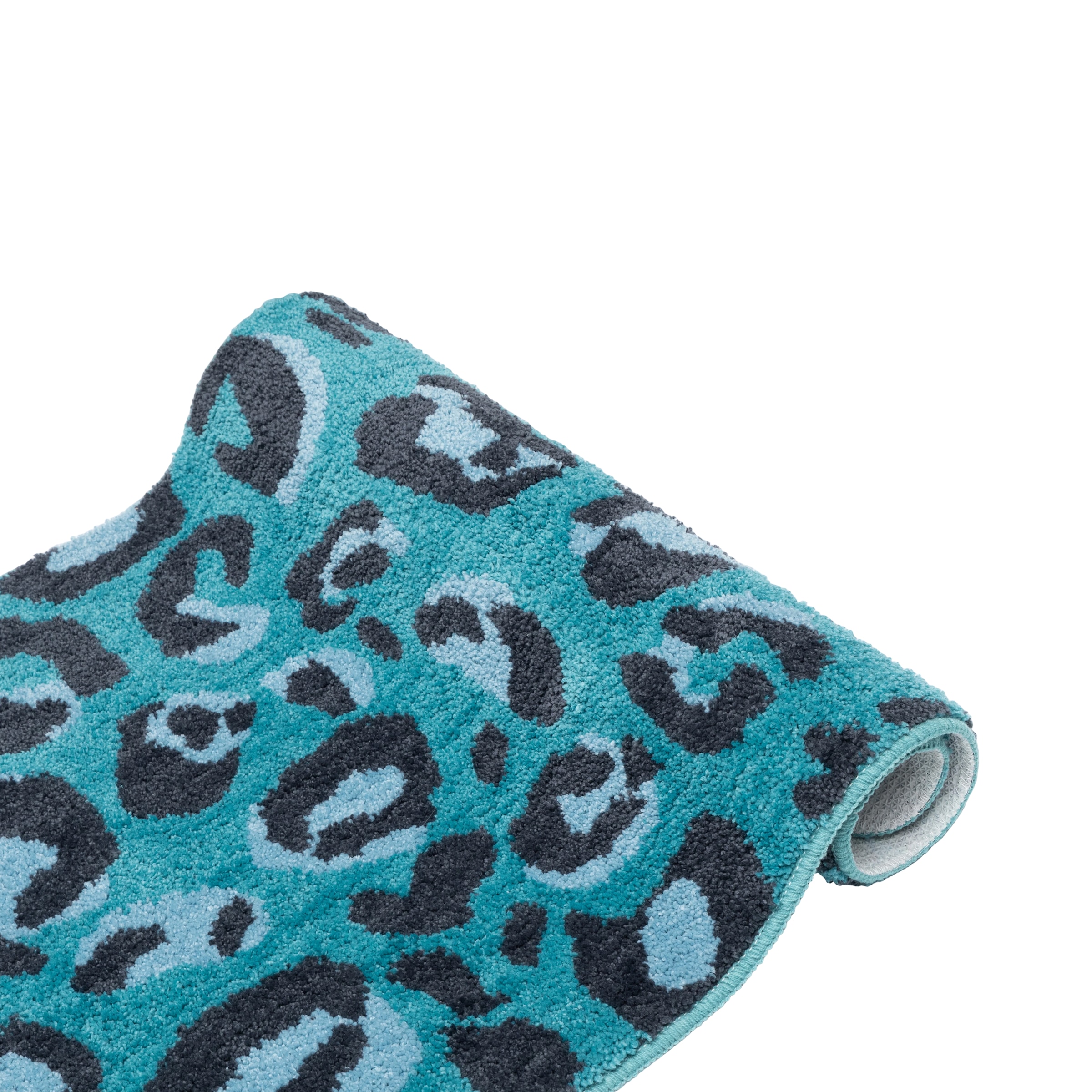 GOODproduct Tapis de bain »Regona Leo, Badvorleger, Badezimmer Teppich, Duschvorleger« Höhe 10 mm revêtement antidérapant Séchage rapide | compatible chauffage au sol motif léopard, imprimé animal, moderne