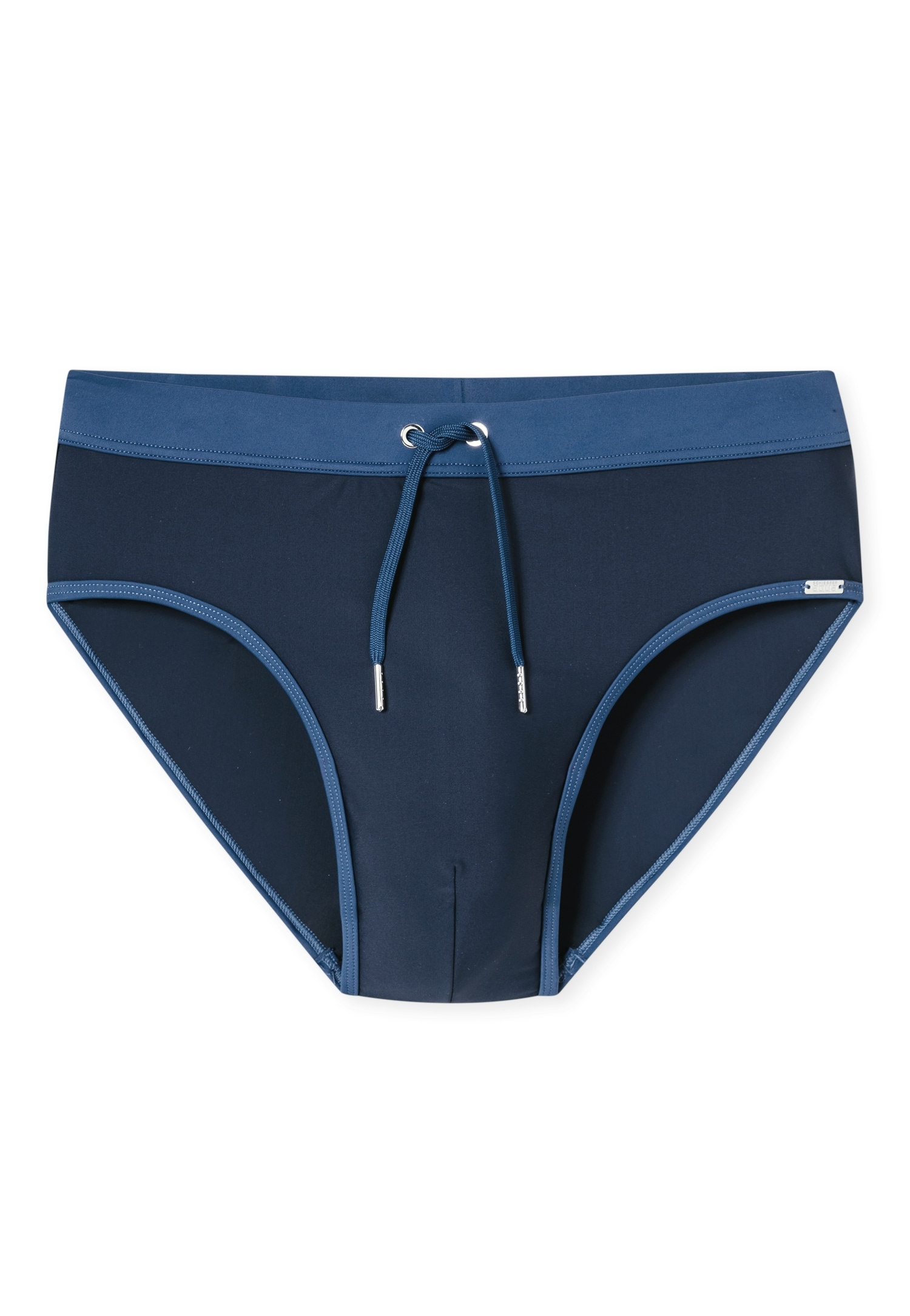 Schiesser Slip de bain »Aqua« kontrastfarbener Bund mit Kordel