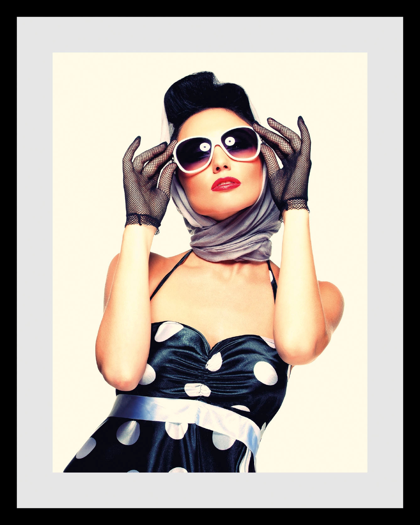 queence Image »Diva 2« 1 cuis tlg. HD Premium Poster-Druck inkl. Holzrahmen