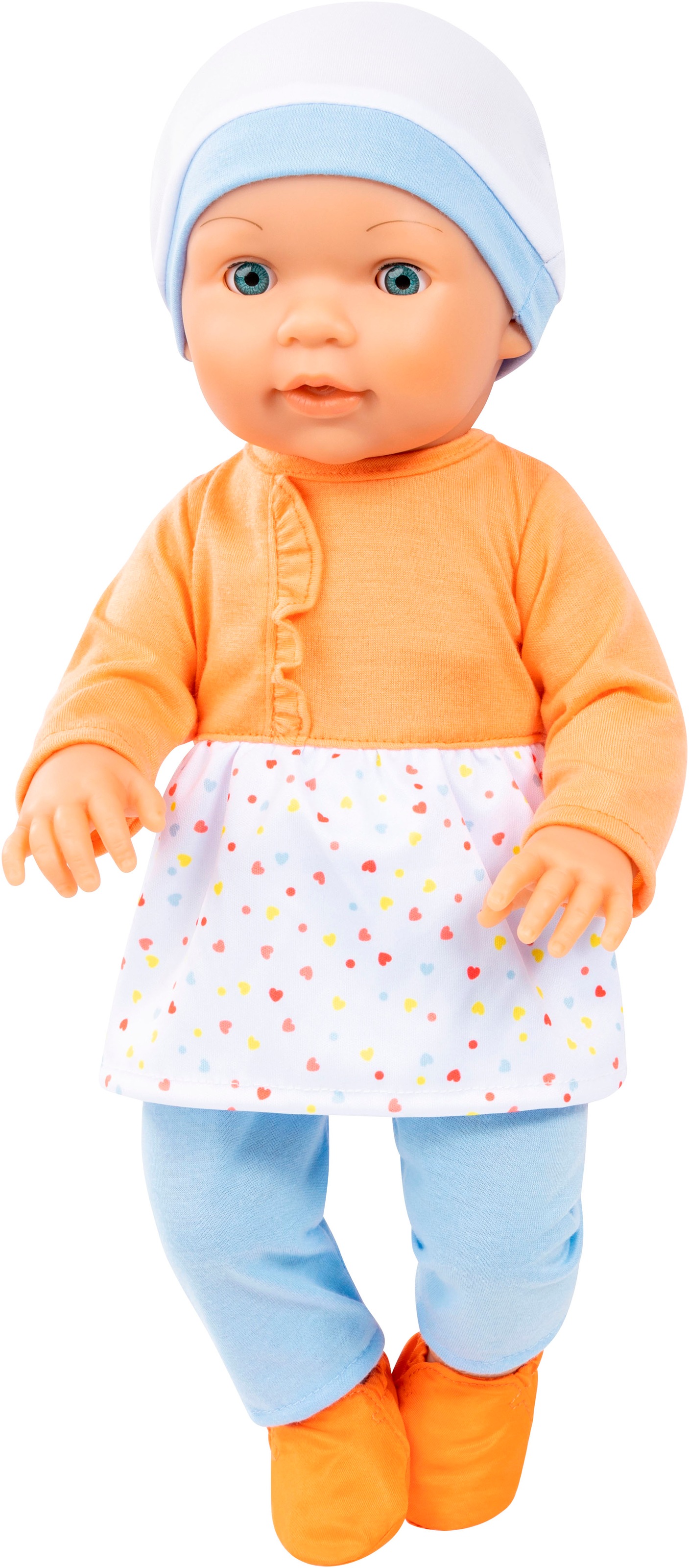 Bayer Puppenkleidung »Kleid/Hose orange«