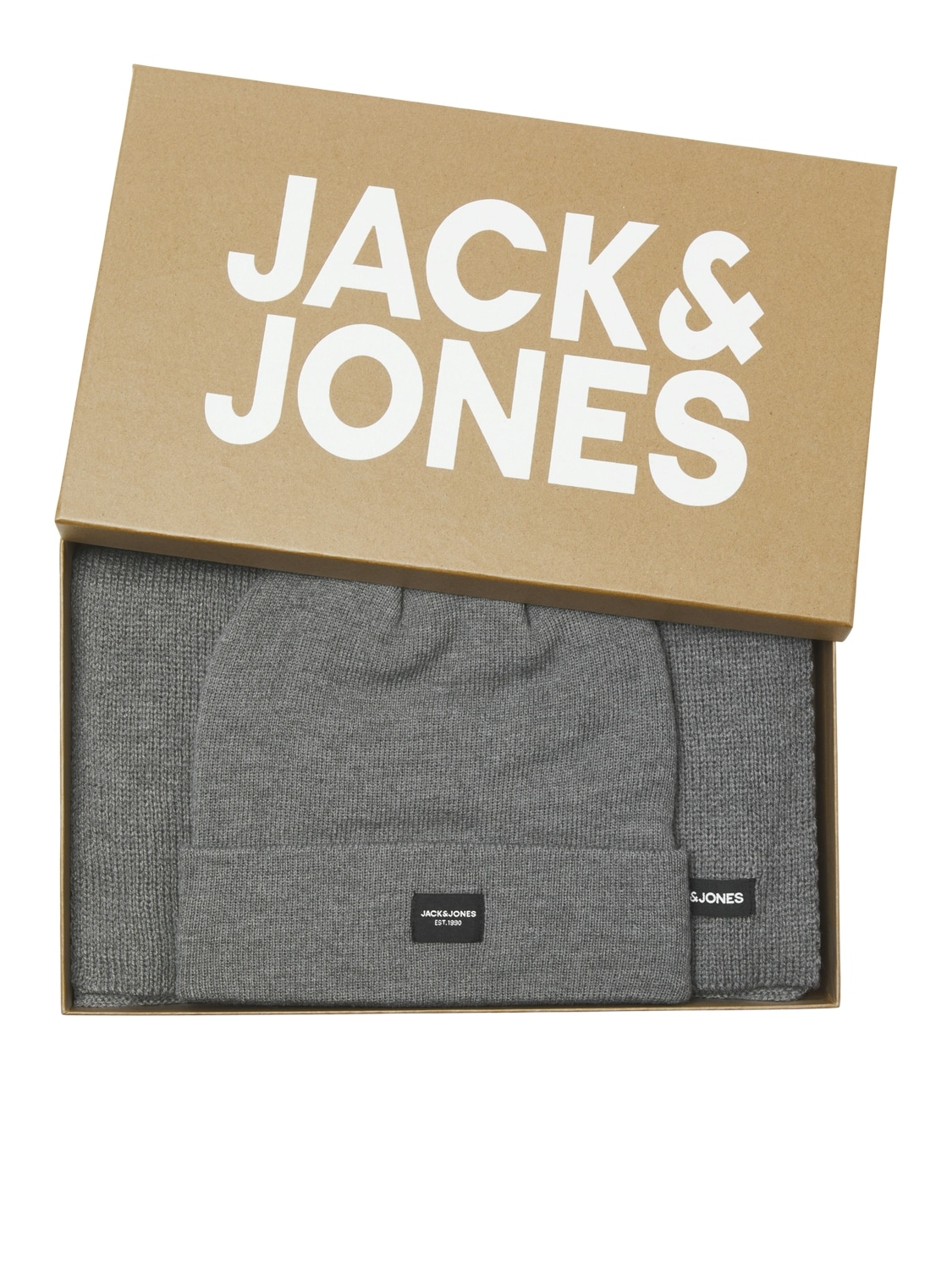 Jack & Jones Écharpe tricotée »JACDNA GIFTBOX« fibre synthétique,