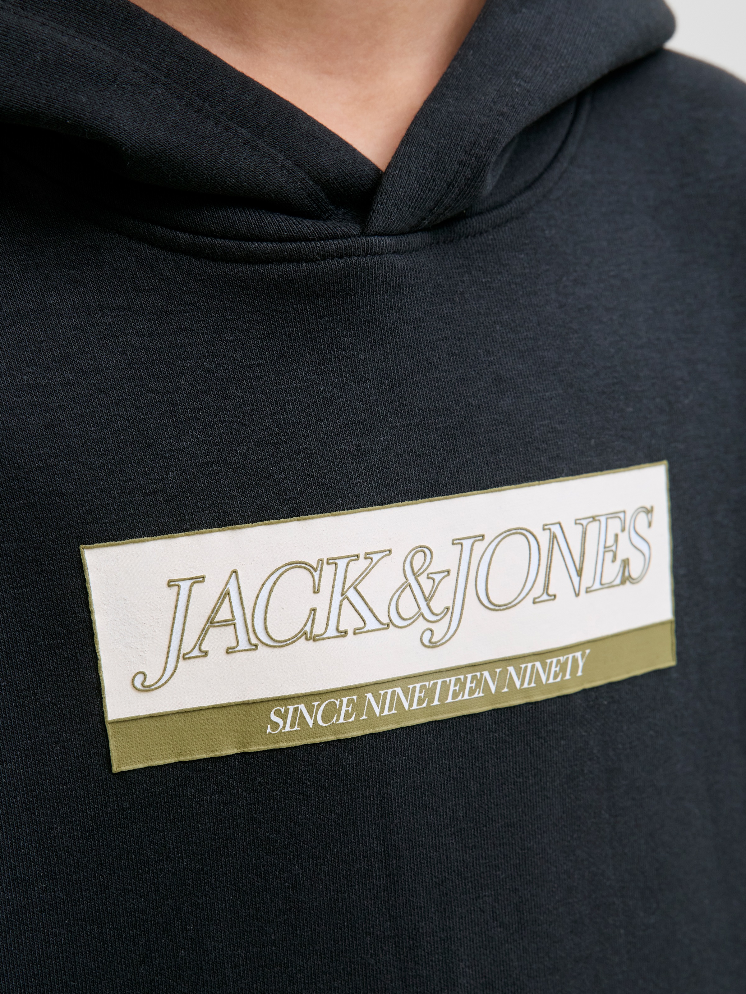 Jack & Jones Junior Sweat à capuche »JORINWOOD BLOCK BRANDING SWEAT NOOS JNR«