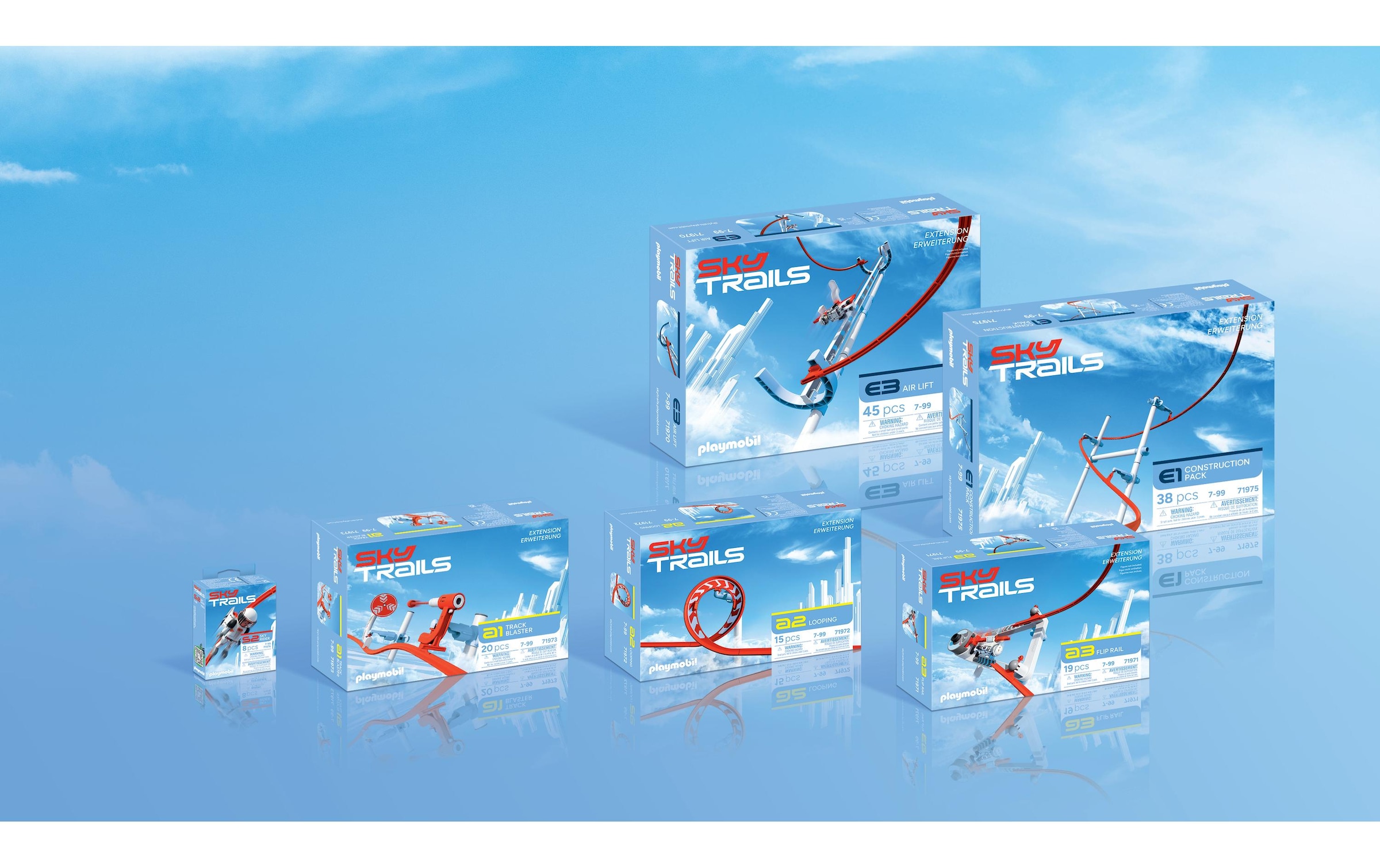   Kugelbahn »Connection Pack e2 (71974), Sky Trails« Made in Europe