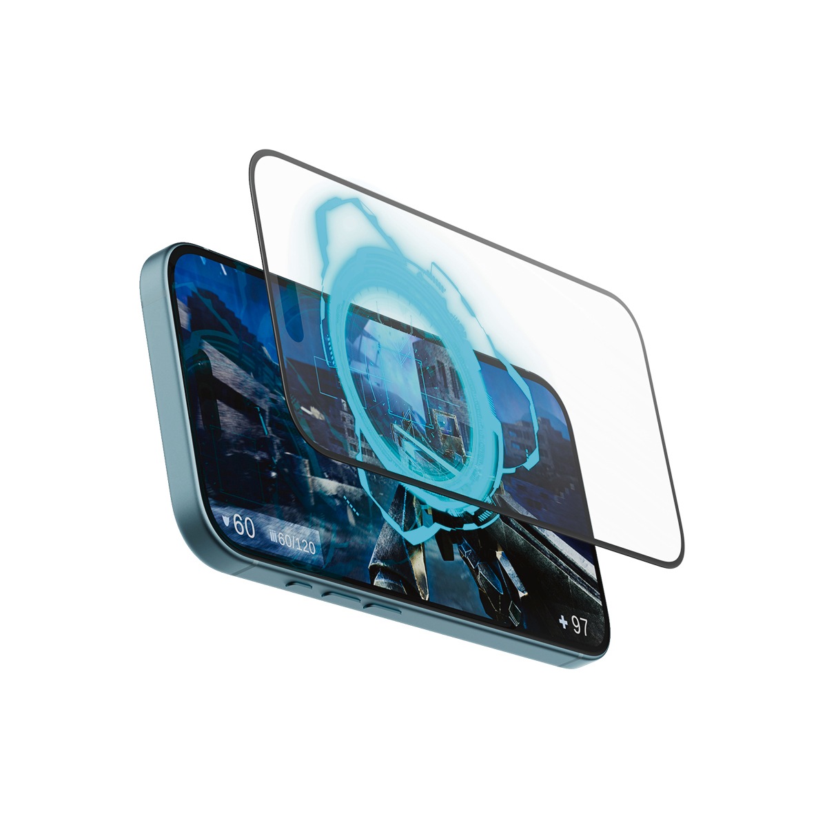 PanzerGlass Displayschutzglas »Gaming Screen Protection« für Apple iPhone 16;Apple iPhone 15 Displayschutzfolie, Schutzfolie, Bildschirmschutz, kratz- & stossfest