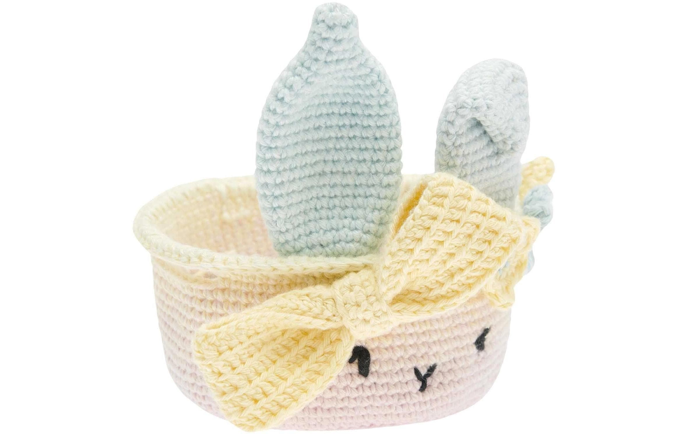 Rico-Design Verlag Set créatif »Häkeln Ricorumi Osterkörbchen, Pastell«