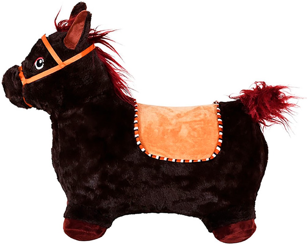 Knorrtoys® Animal gonflable »Pferd braun« inkl. Luftpumpe, mit Kuschelbezug