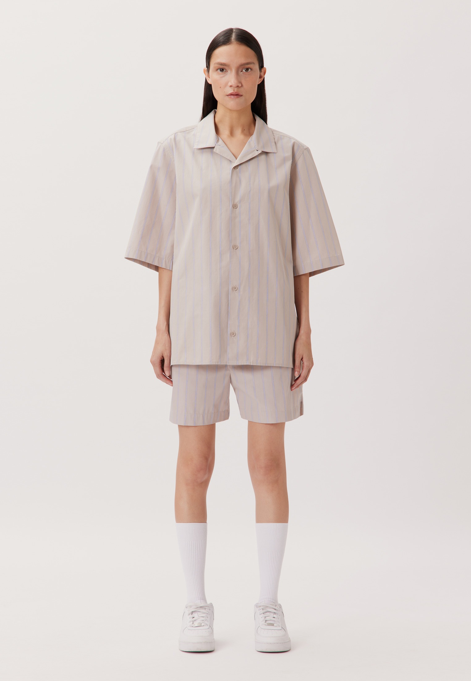 studio seidensticker Businesshemd »Studio« Regular 1/2 Reverskragen Streifen