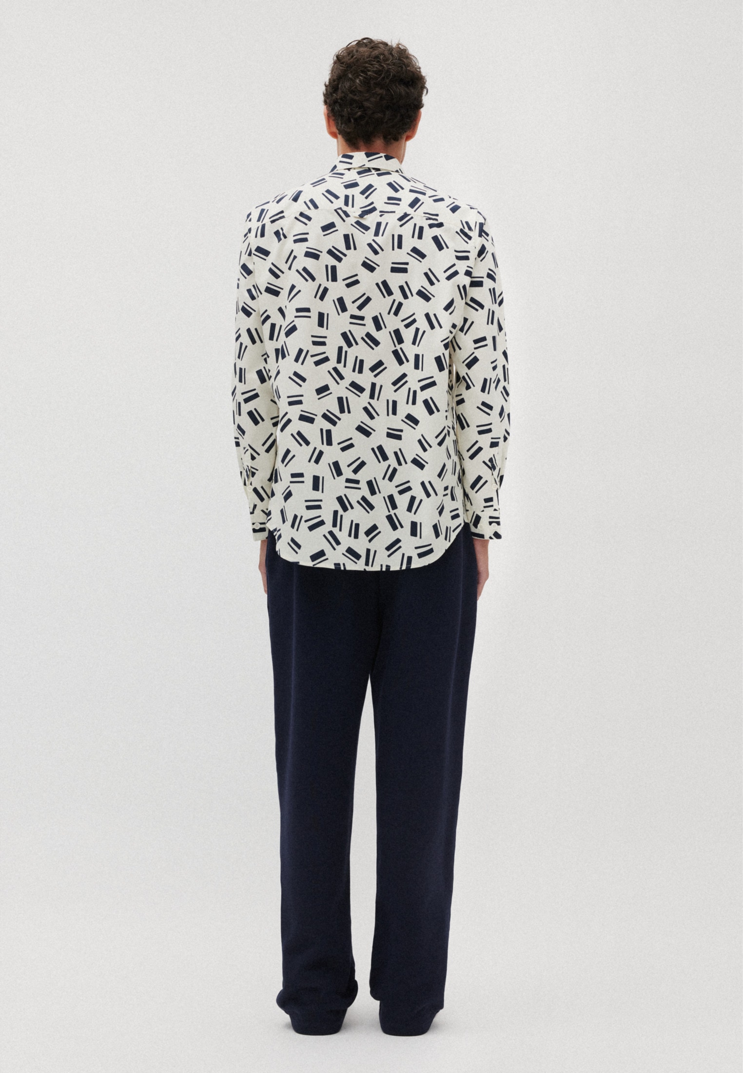 studio seidensticker Businesshemd »Studio« Regular Langarm Kentkragen Druck