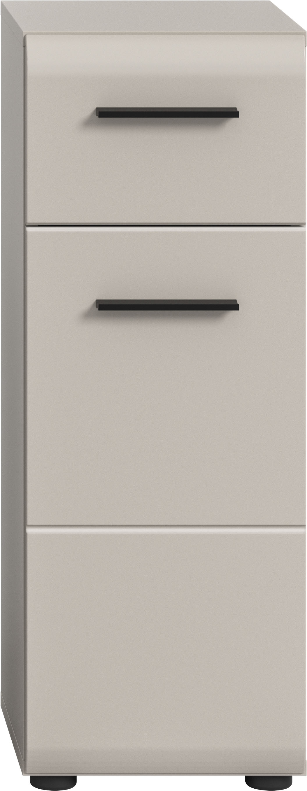 welltime Unterschrank »FLORENZ,  Höhe 80 cm, 1 Tür, 1 Schubkasten« TOPSELLER!, 1 Stk. tlg. Türanschlag wechselbar, hochwertige MDF Front, Badschrank, Bad